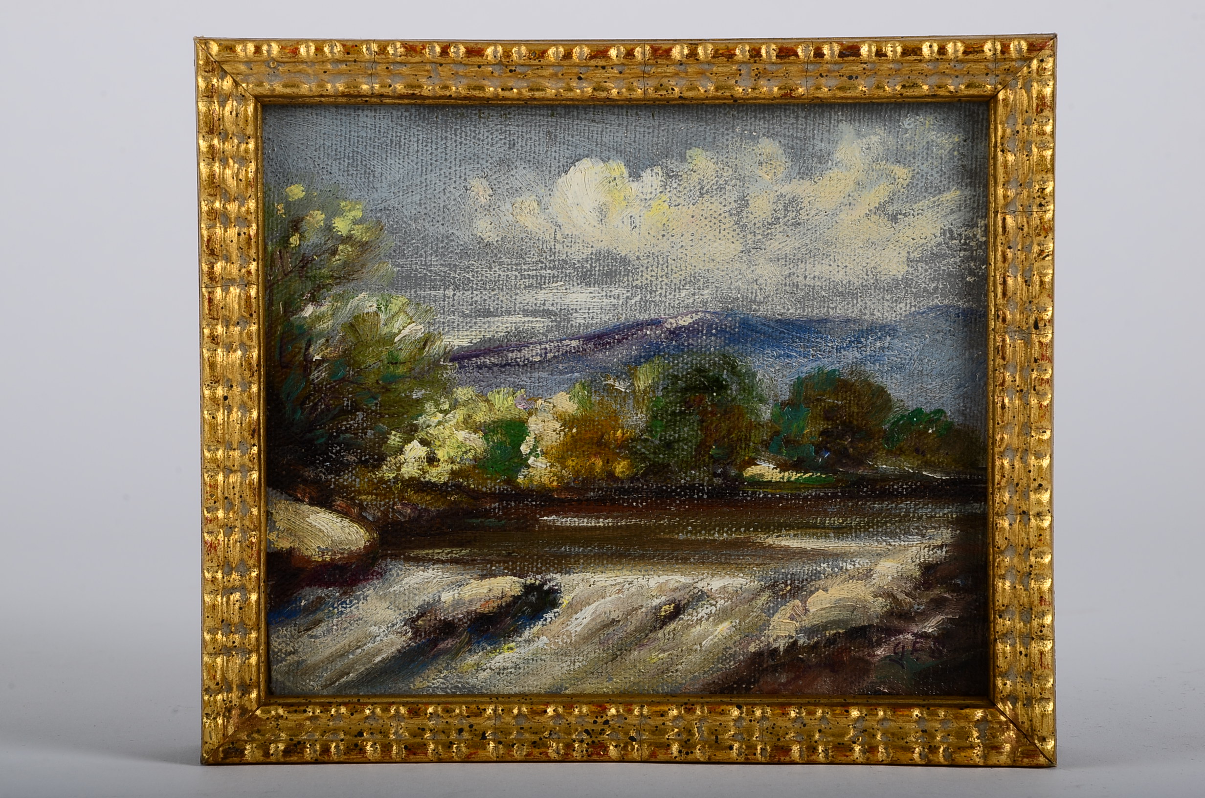 Original Glenn F. Bastian Oil on Academy Board
