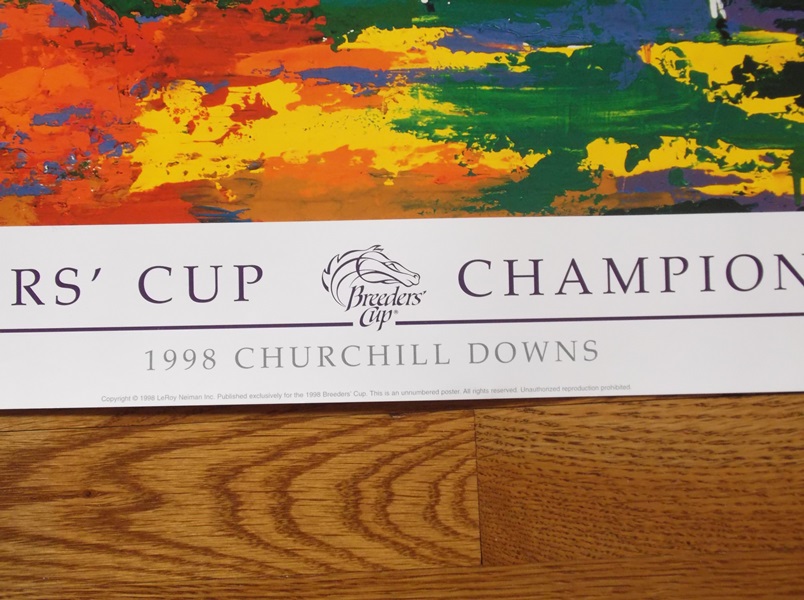 1998 LeRoy Neiman Breeder Cup Championship Poster