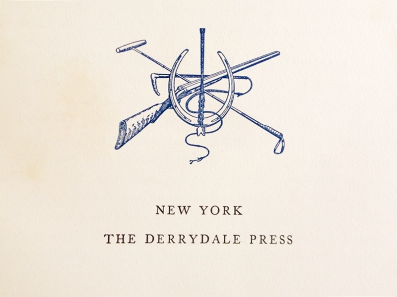 The Sporting Memoirs of Foxhall Keene Titled "Full Tilt", Limited Publication