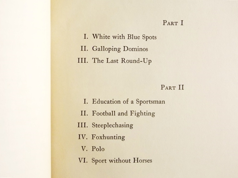 The Sporting Memoirs of Foxhall Keene Titled "Full Tilt", Limited Publication