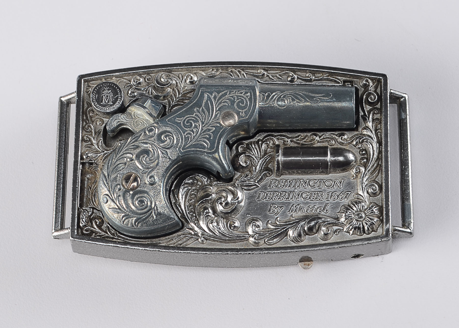 1959 Mattel Working Toy Gun Belt Buckle 