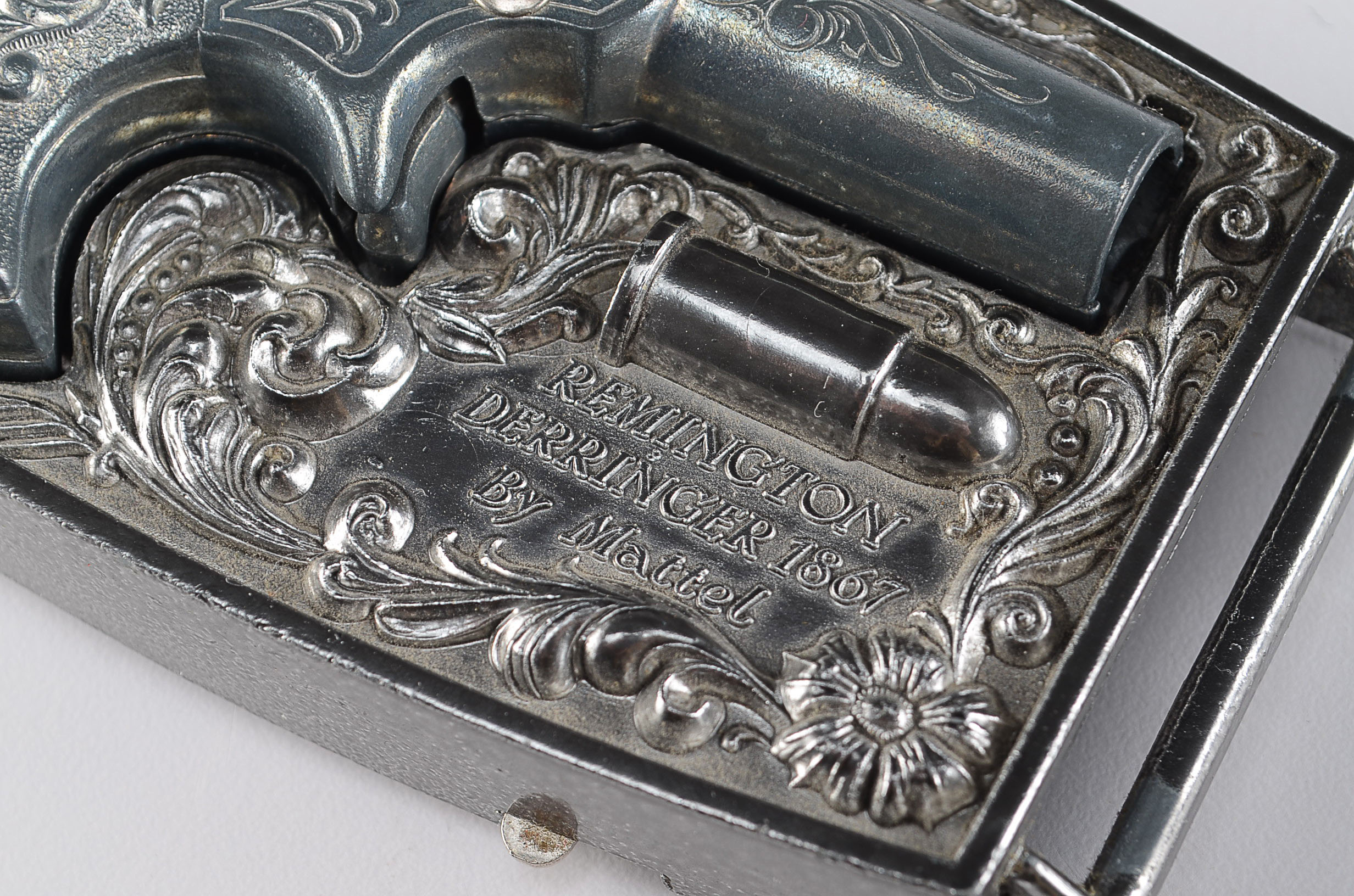1959 Mattel Working Toy Gun Belt Buckle 