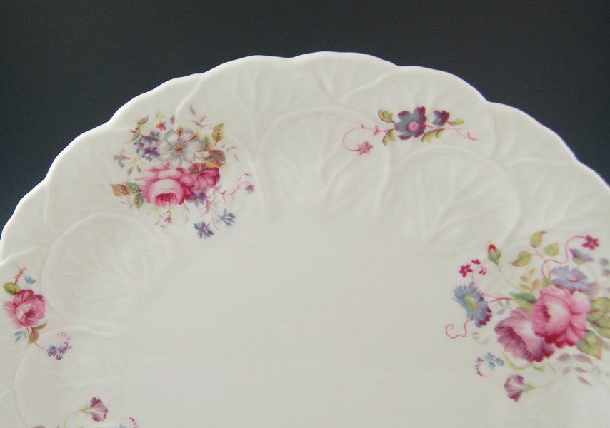 Coalport Bone China Serving Plate and Pie Knife
