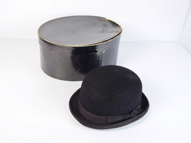 A Vintage Meyers Riding Hat with Chin Strap