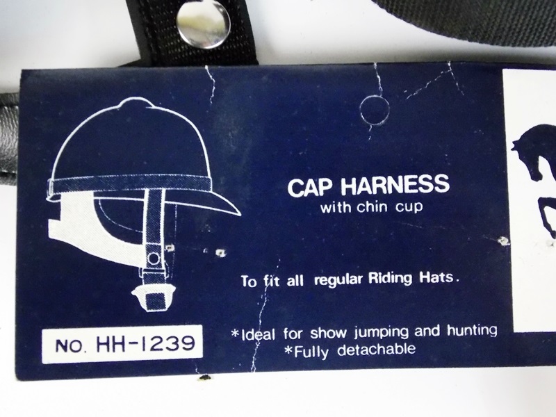 A Vintage Meyers Riding Hat with Chin Strap