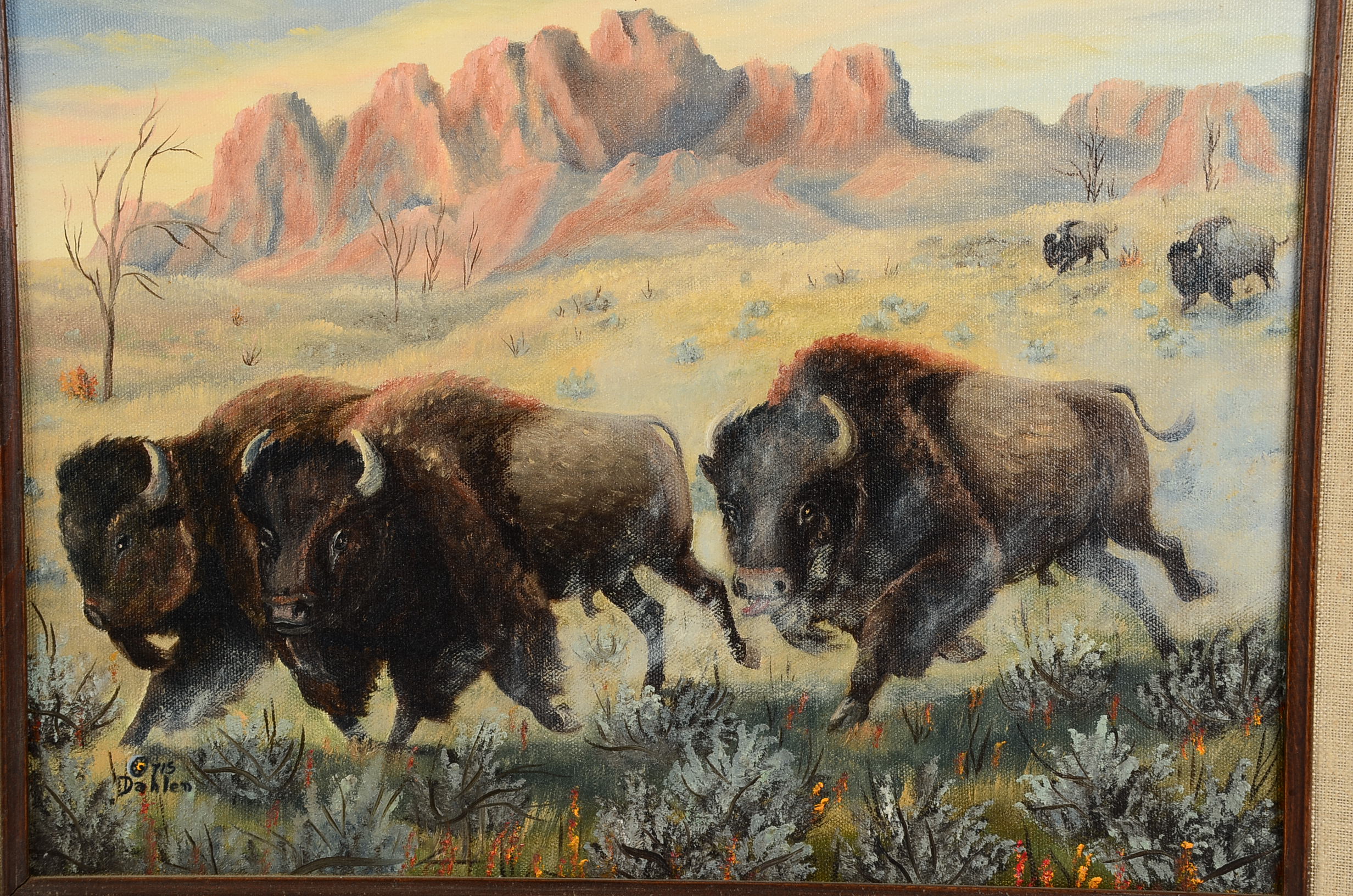 Oris Strommen Dahlen Original Oil on Canvas Painting 