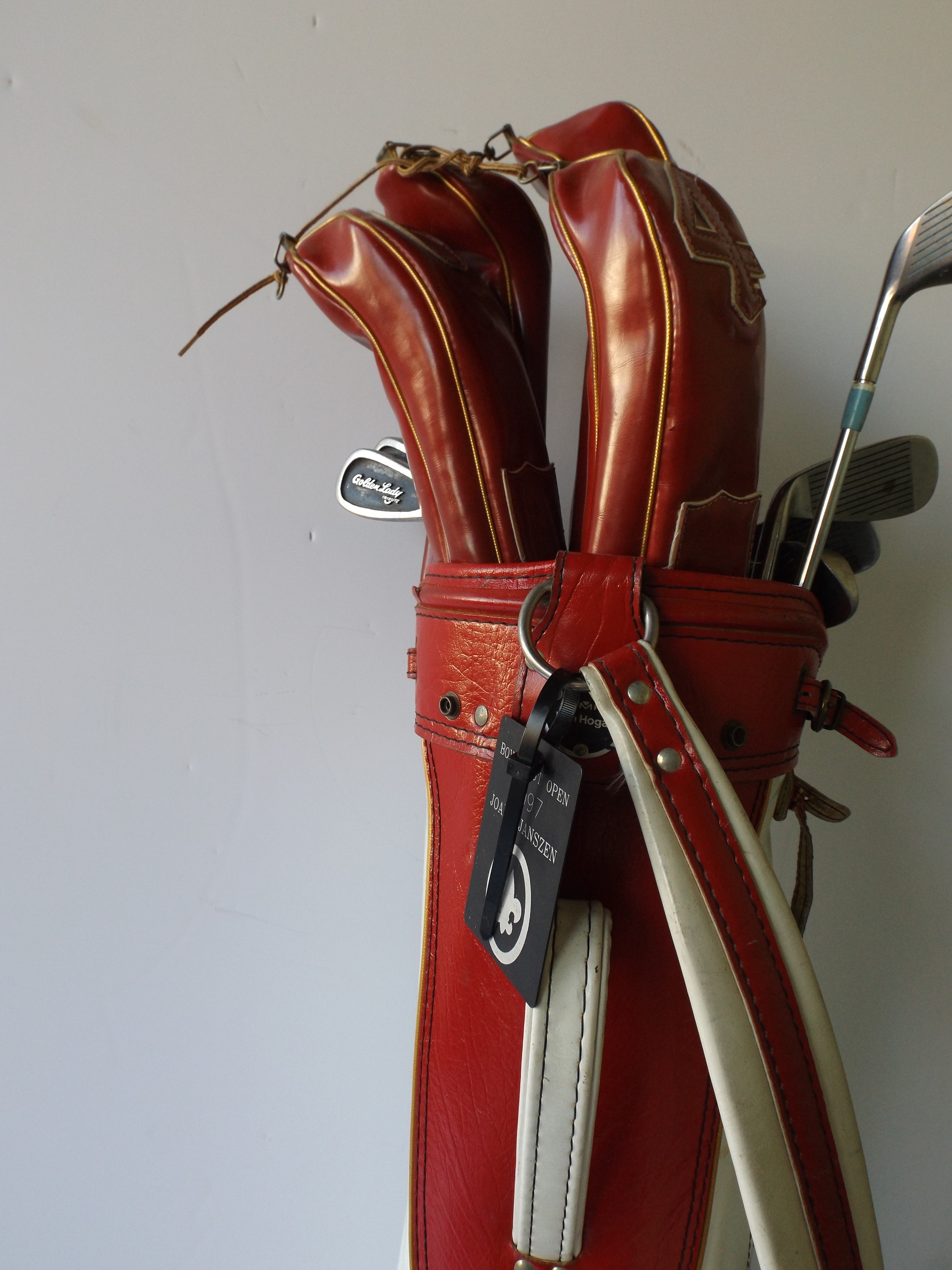 Vintage Ben Hogan Golf Bag and Golden Lady Clubs