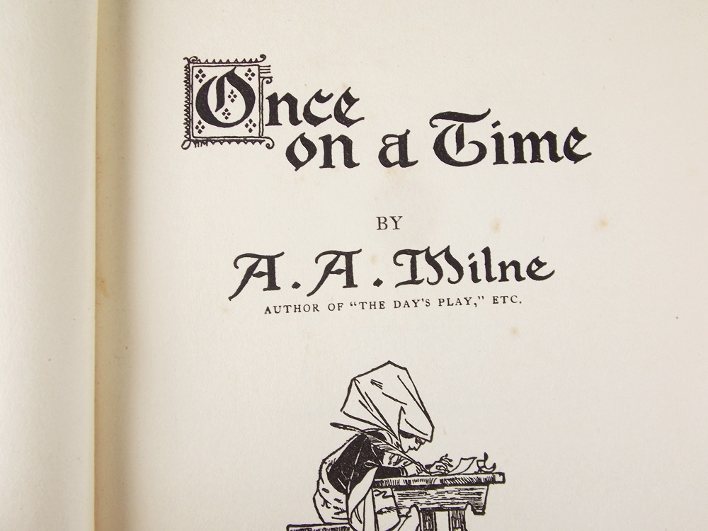 Four Volumes of Vintage A.A. Milne's Childrens Books