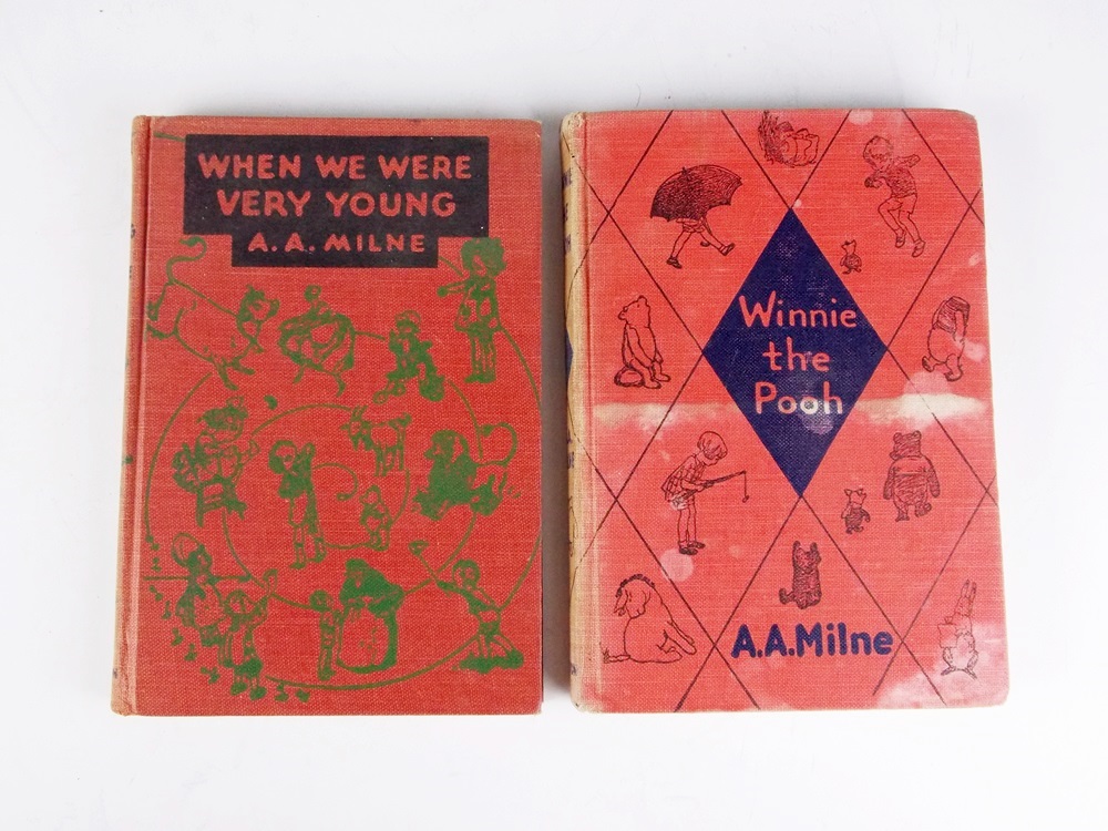 Four Volumes of Vintage A.A. Milne's Childrens Books