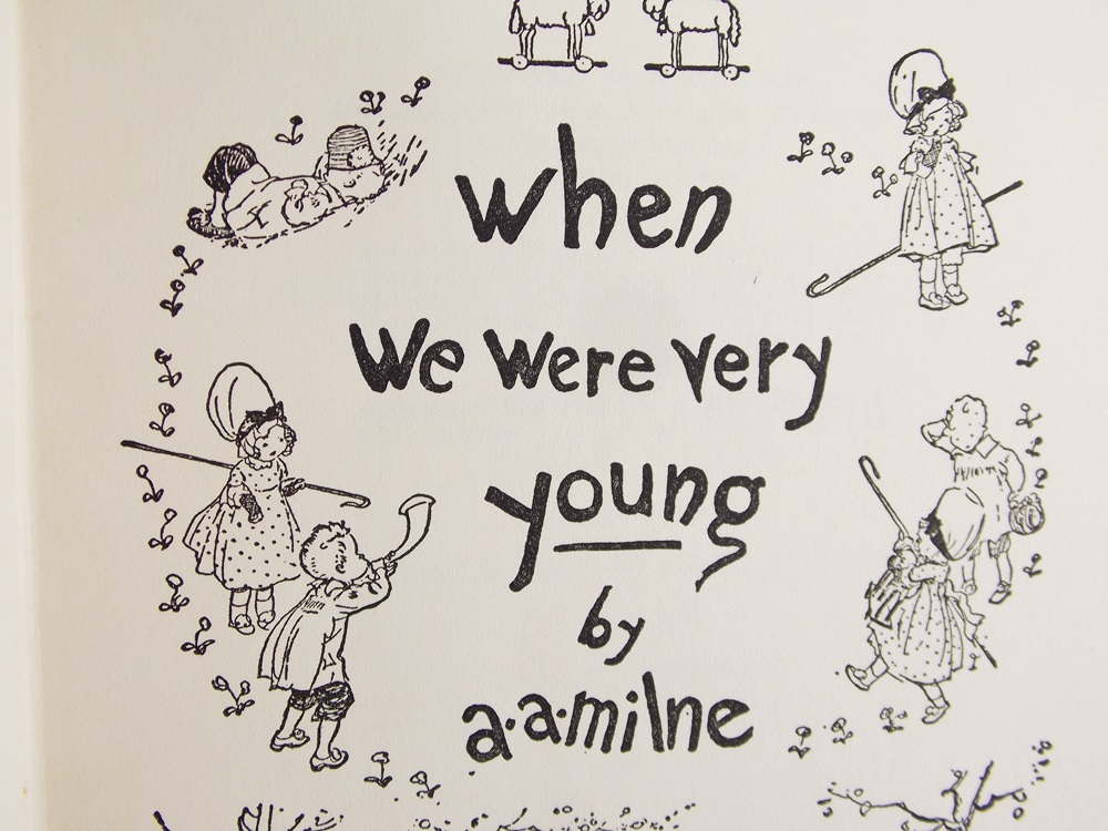 Four Volumes of Vintage A.A. Milne's Childrens Books