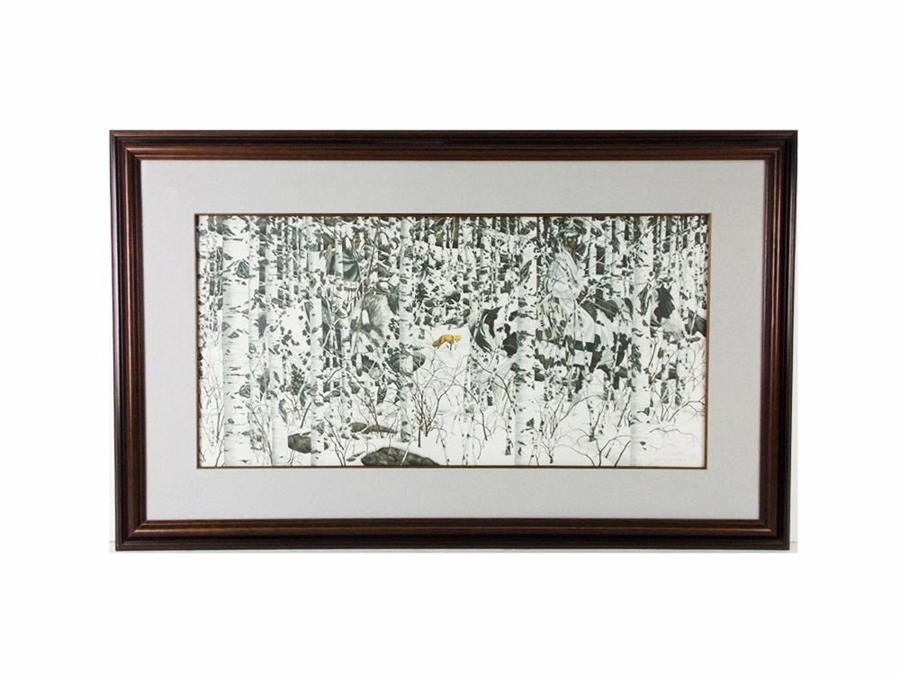 Bev Doolittle's "Woodland Encounter" Signed and Numbered Camouflage Print