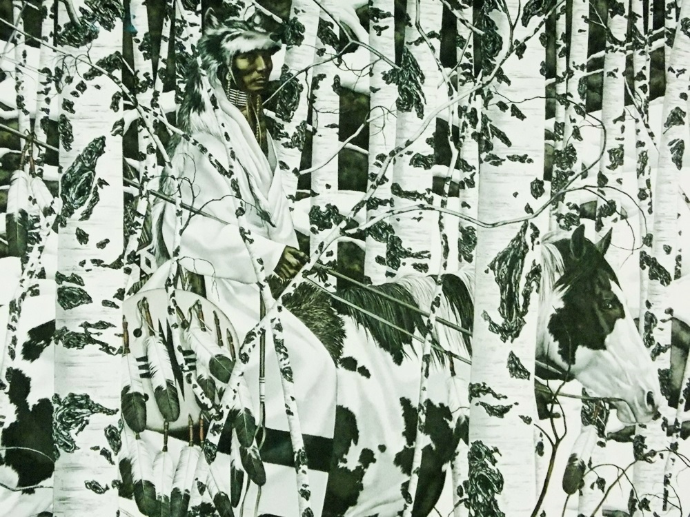 Bev Doolittle's "Woodland Encounter" Signed and Numbered Camouflage Print