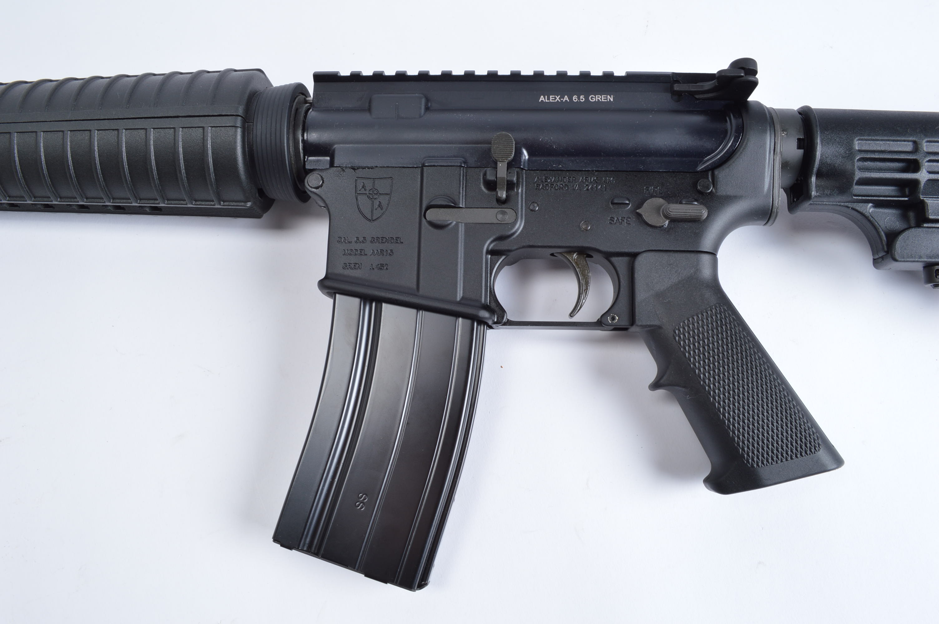 Alexander Arms 6.5 caliber Grendel Model AAR-15 semi-auto rifle