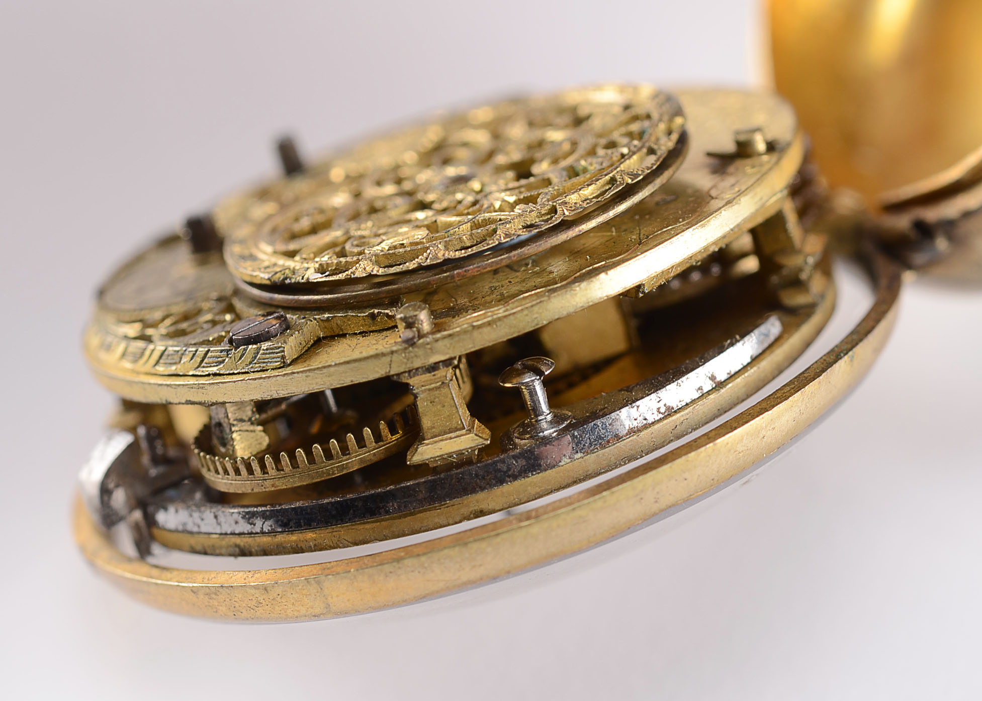 18th Century One-of-a-Kind Mantle Clock by Leble London Clockmaker