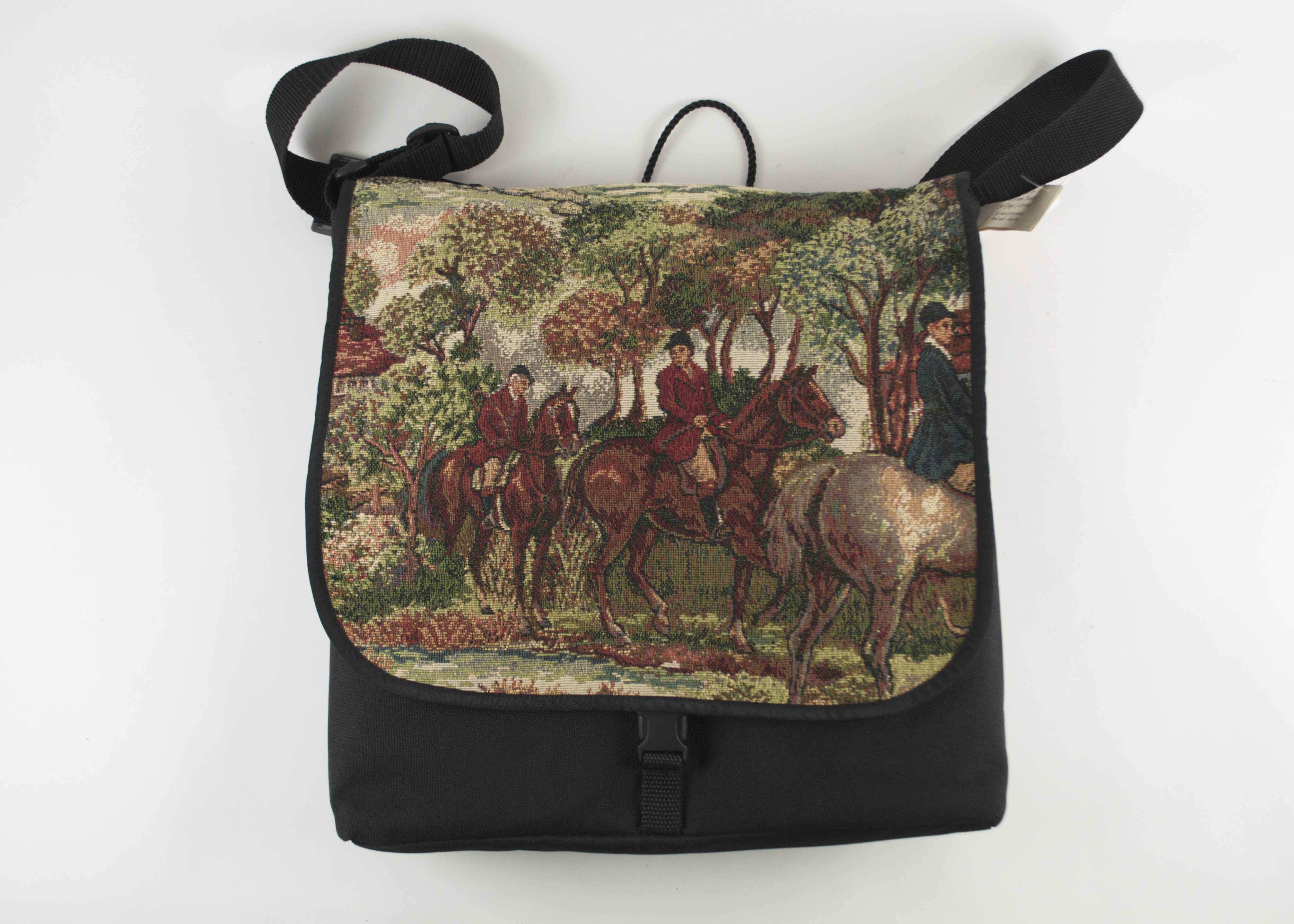 Shoulder Bag with a Camera or Binocular Bag Designed by “Tales of Tapestry”