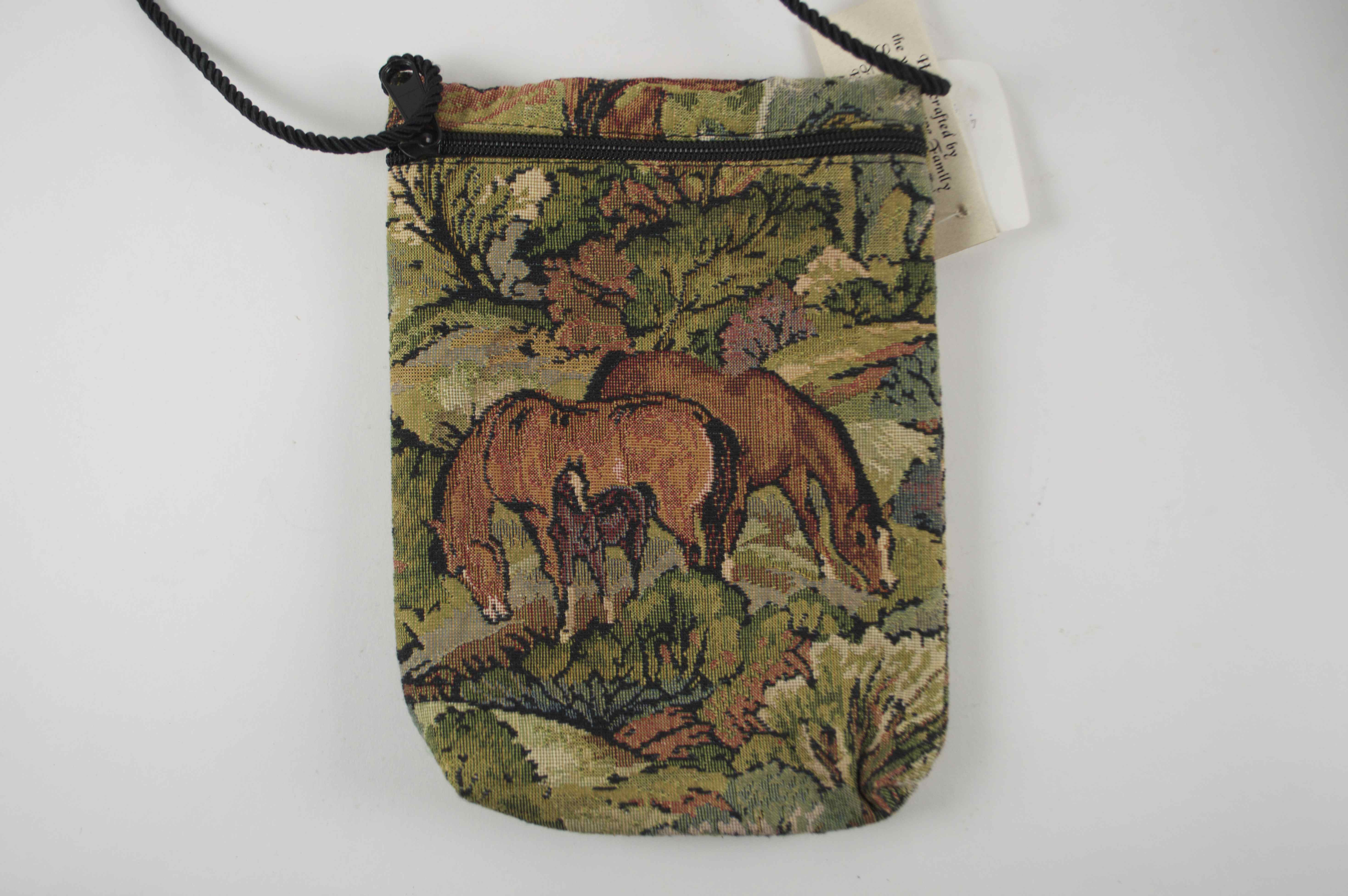 Shoulder Bag with a Camera or Binocular Bag Designed by “Tales of Tapestry”