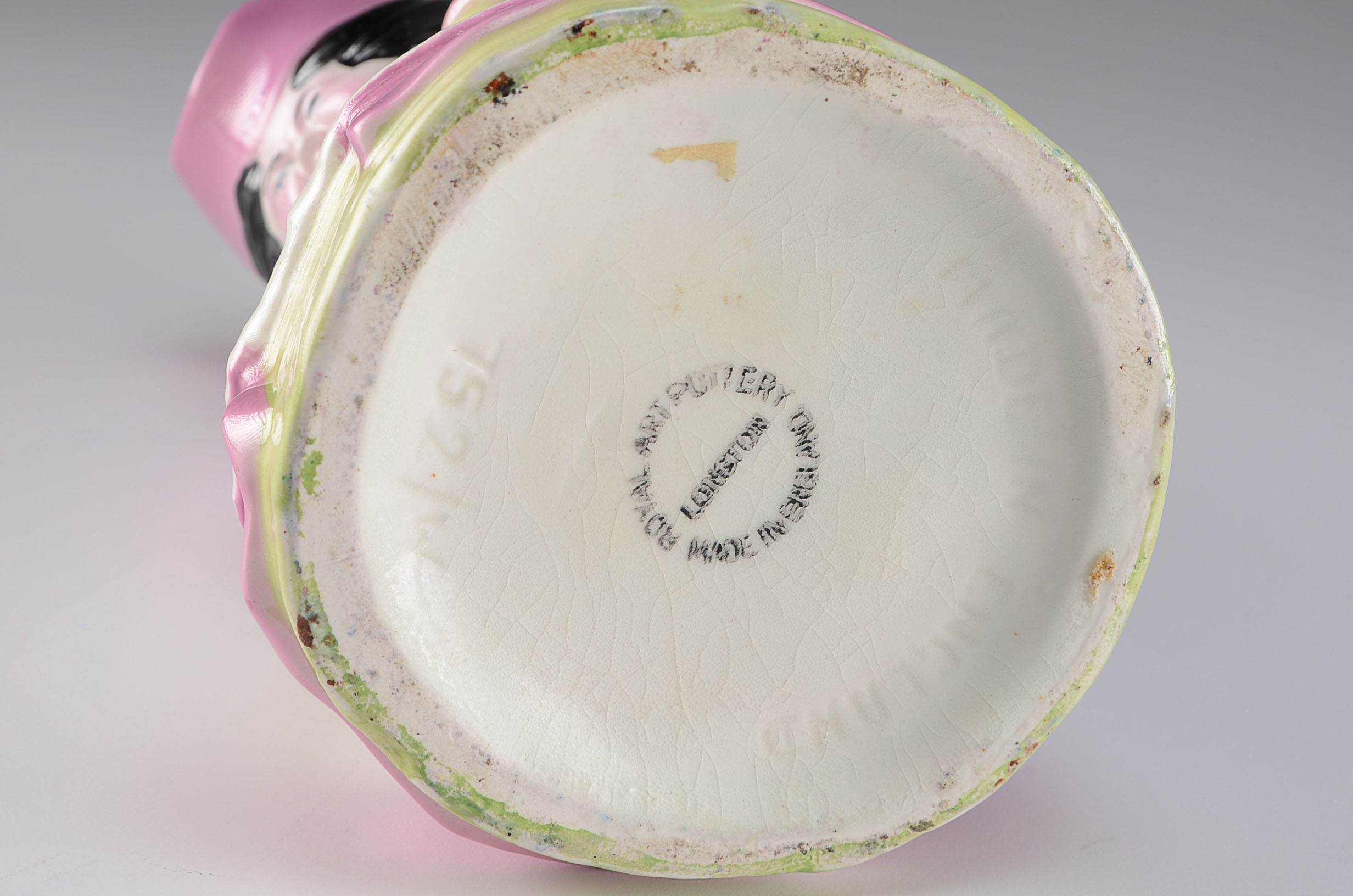 A Vintage Royal Art Pottery Toby-Style Pitcher