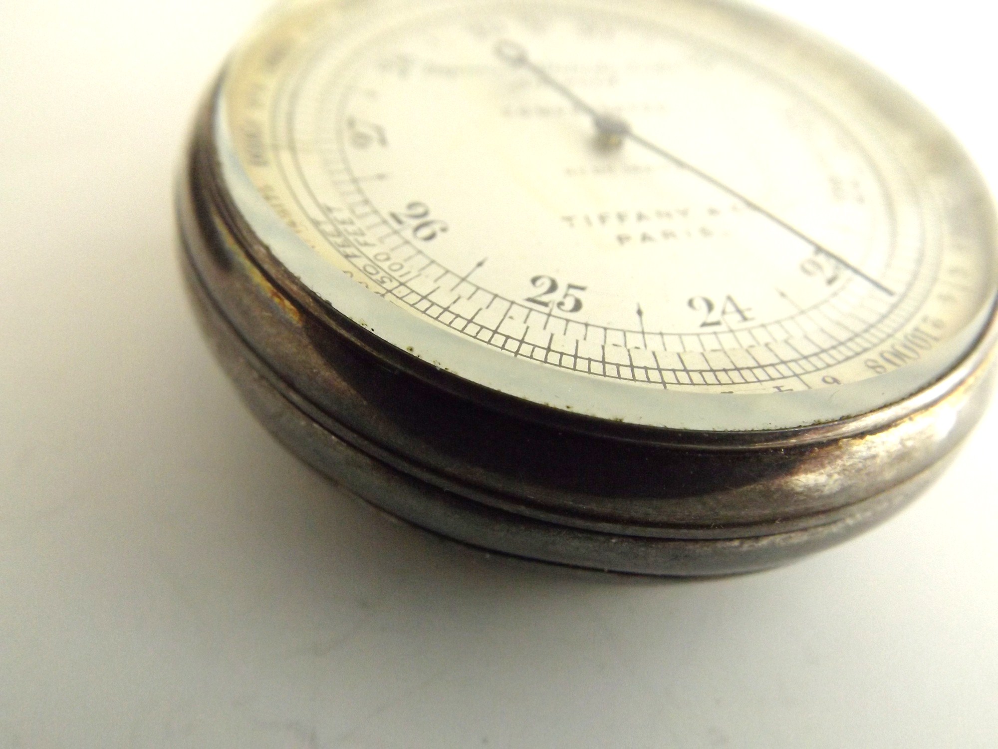 A Splendid Tiffany & Co. Pocket Barometer in Fitted Case