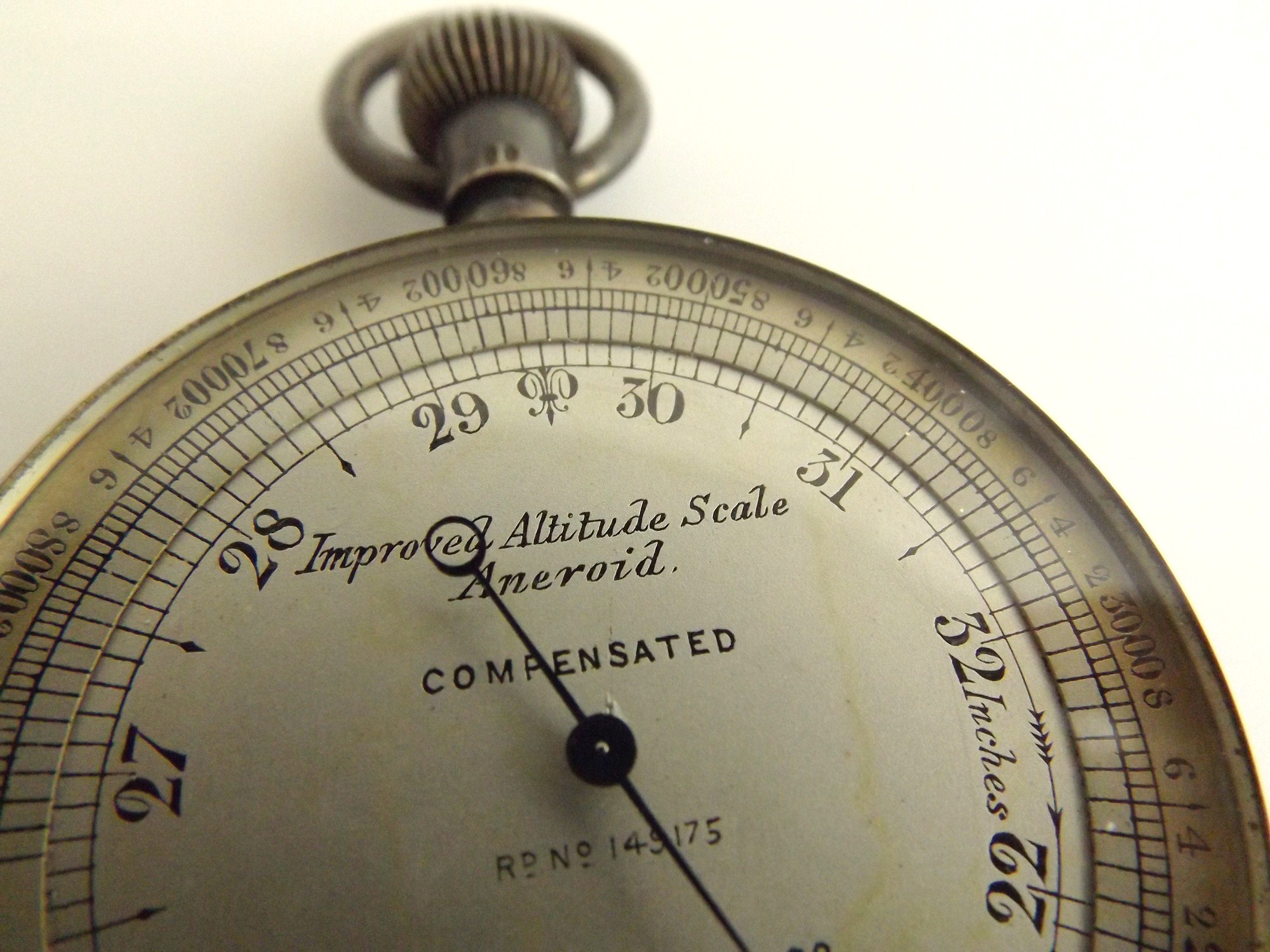 A Splendid Tiffany & Co. Pocket Barometer in Fitted Case