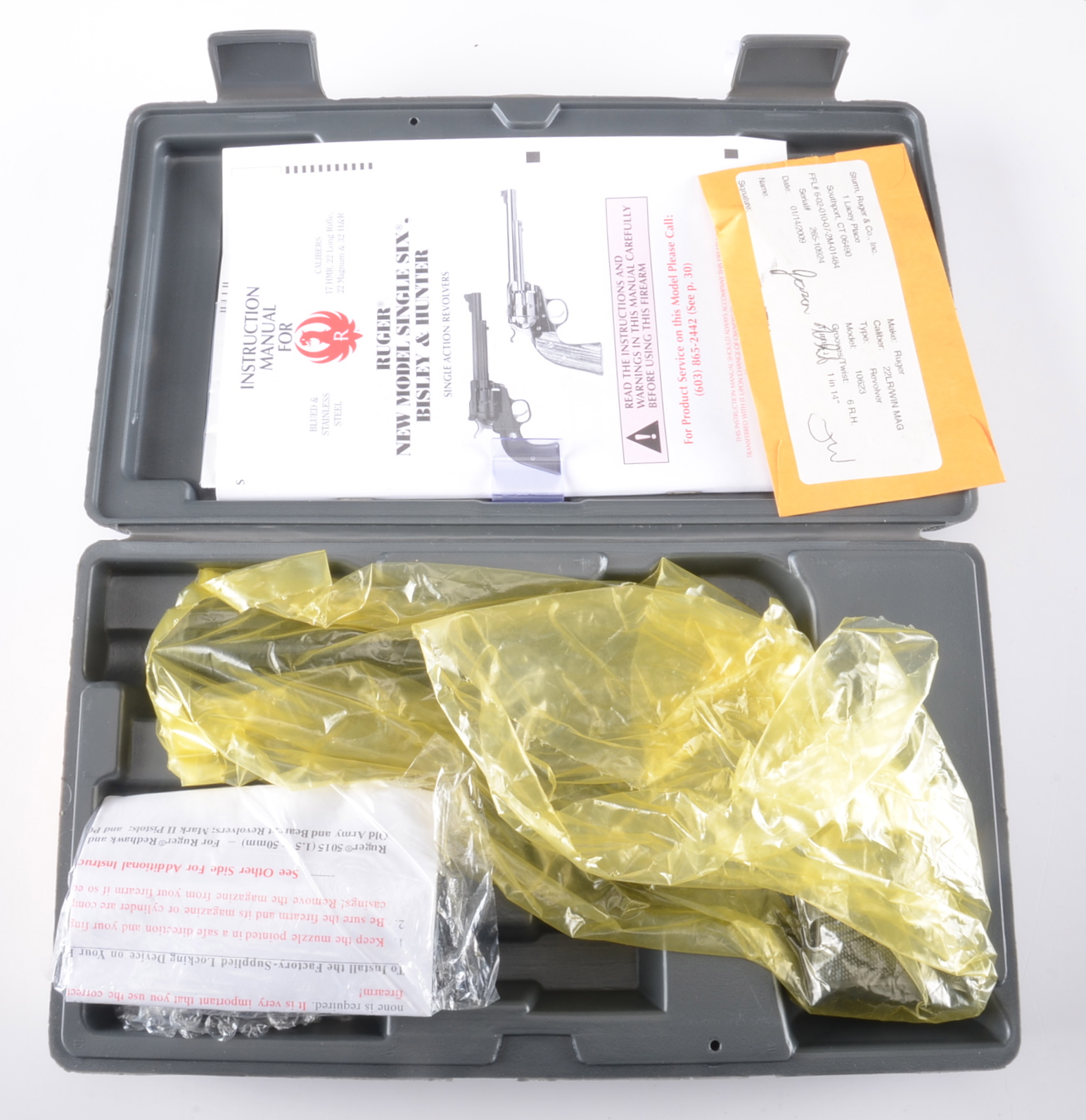 Ruger New Model Single Six .22 Caliber six shot revolver