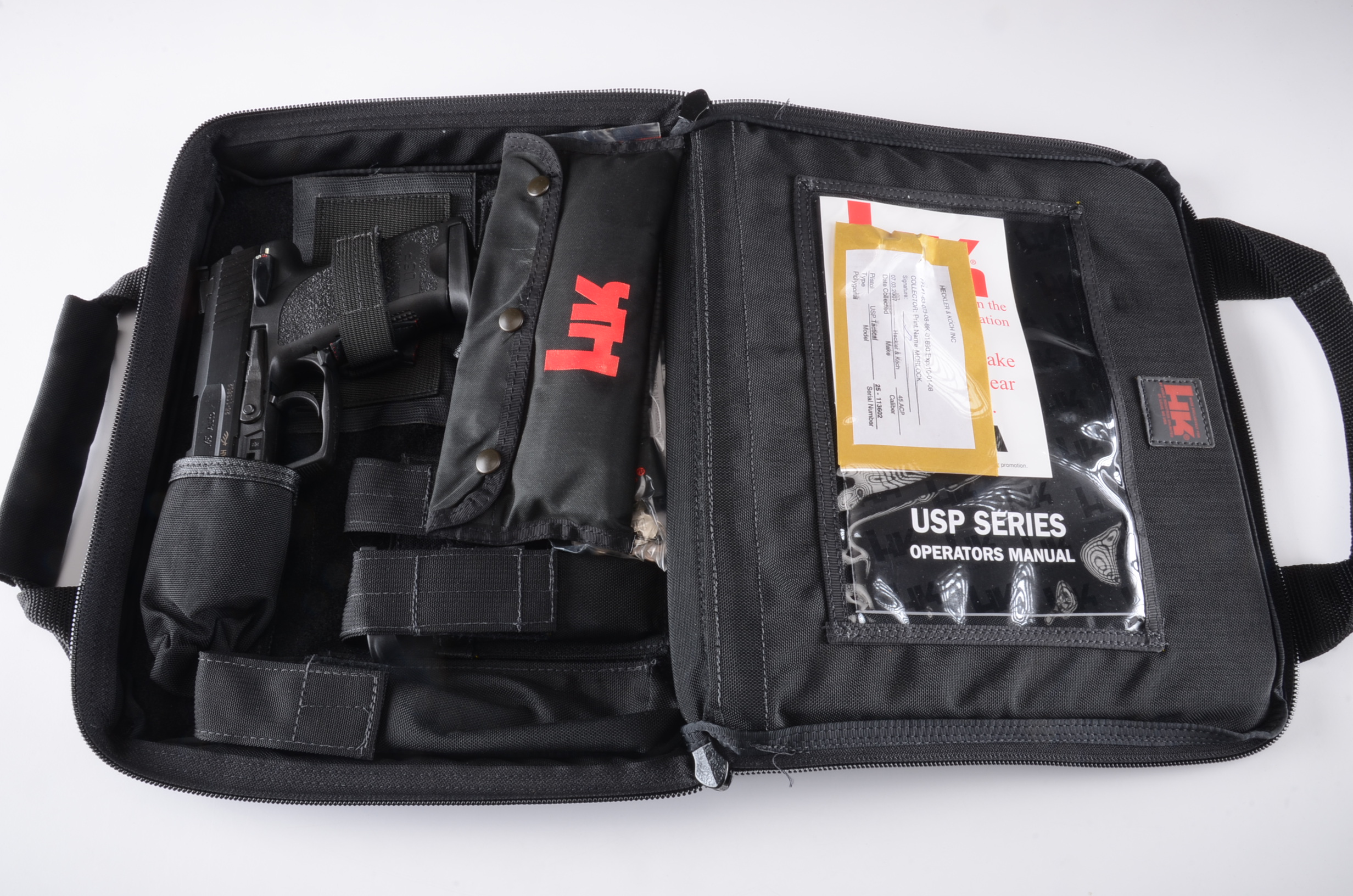 HK Model USP 45 Tactical .45 caliber semi-auto handgun