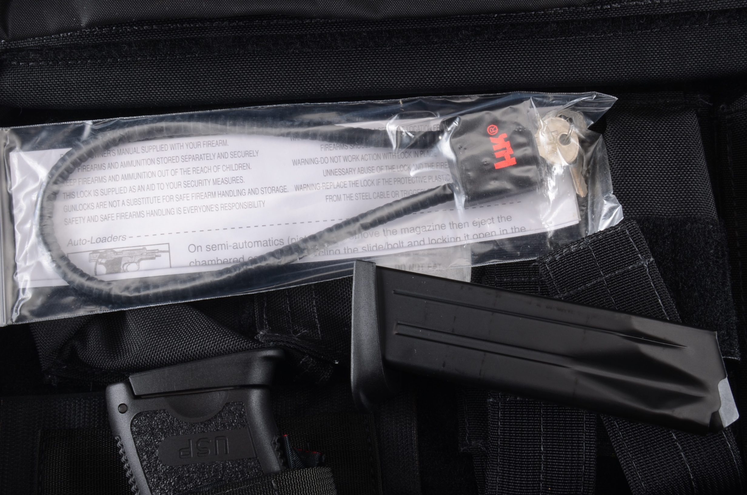 HK Model USP 45 Tactical .45 caliber semi-auto handgun