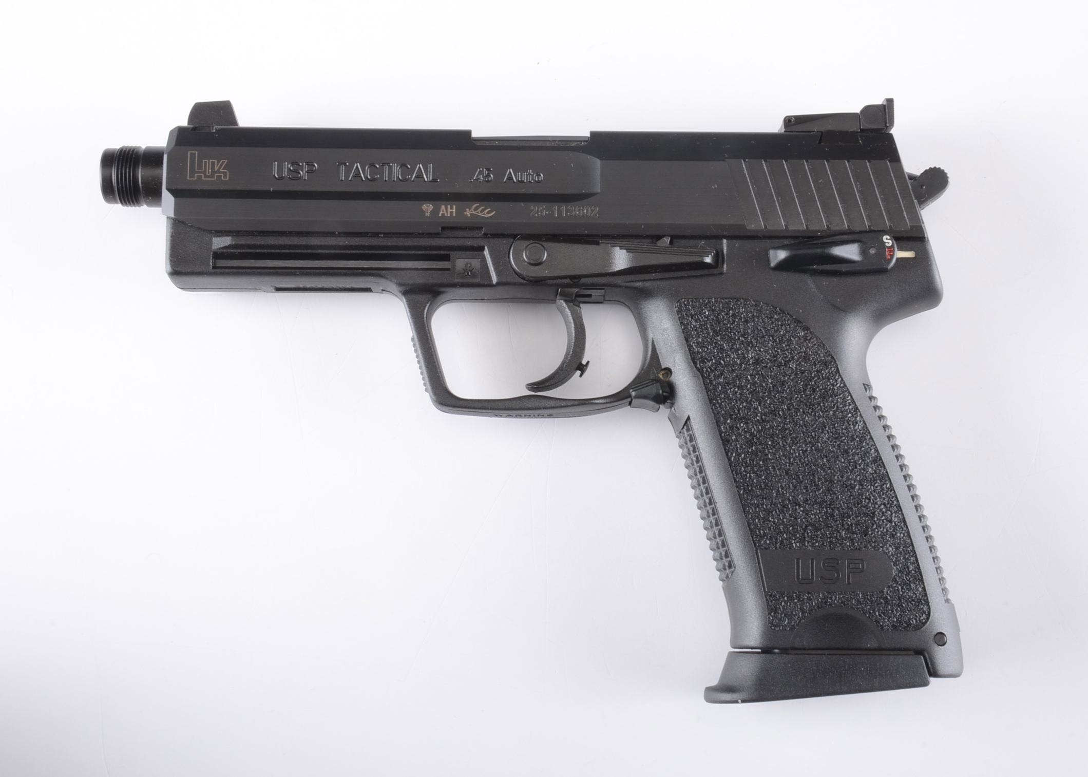 HK Model USP 45 Tactical .45 caliber semi-auto handgun