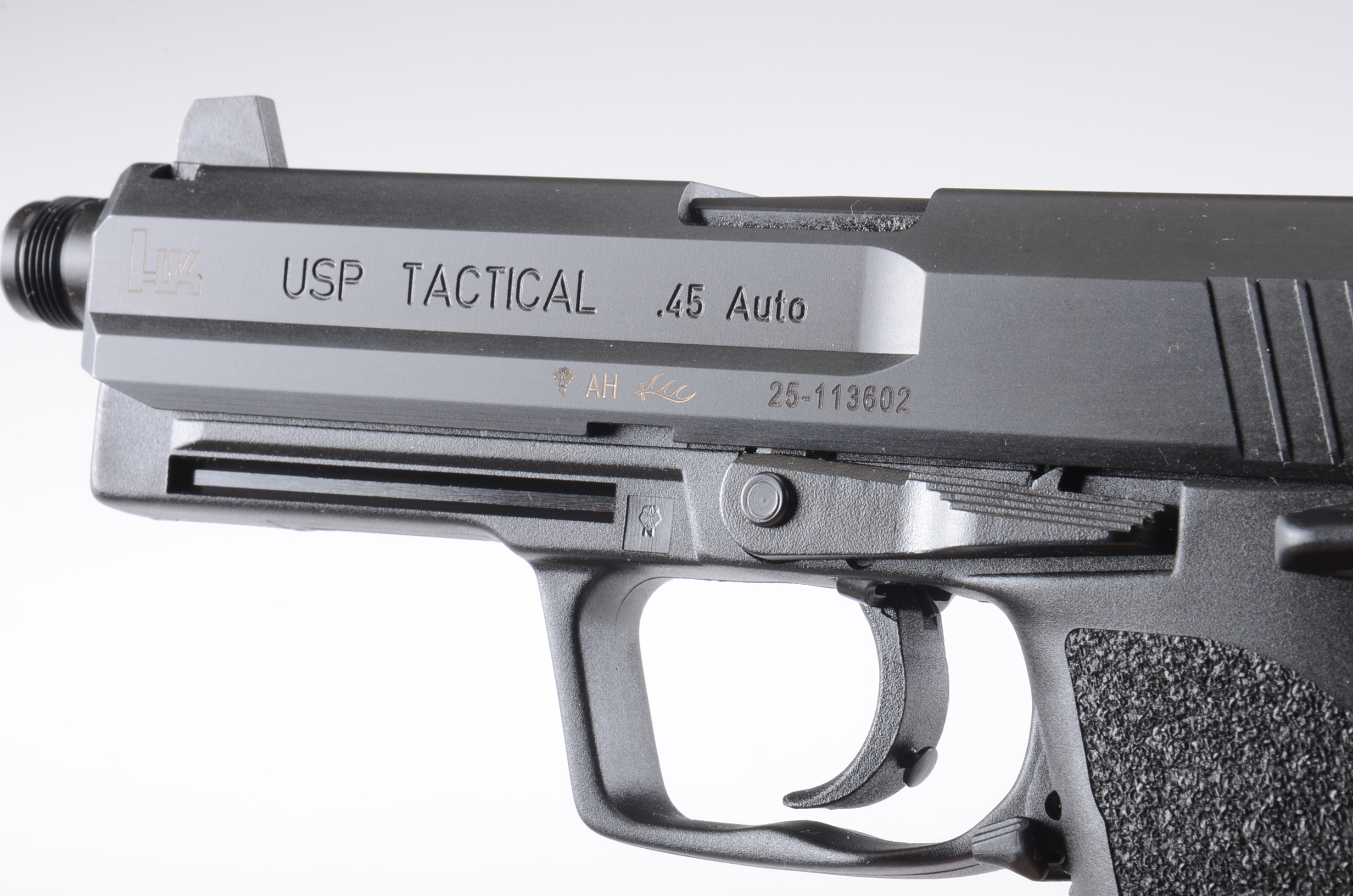 HK Model USP 45 Tactical .45 caliber semi-auto handgun