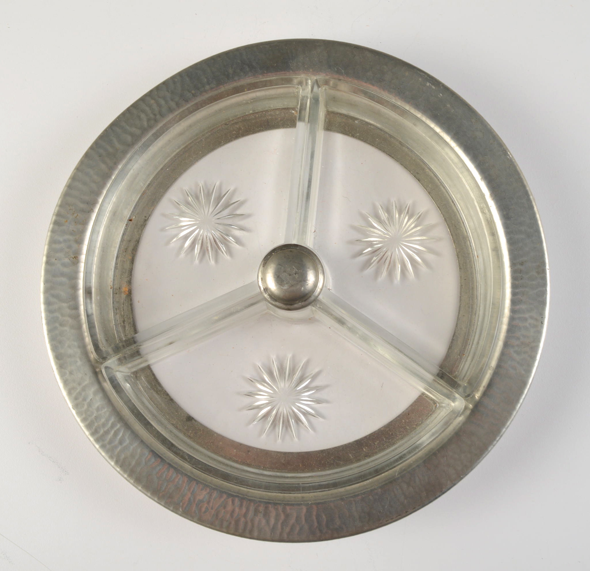 Marion Pewter Divided Platter