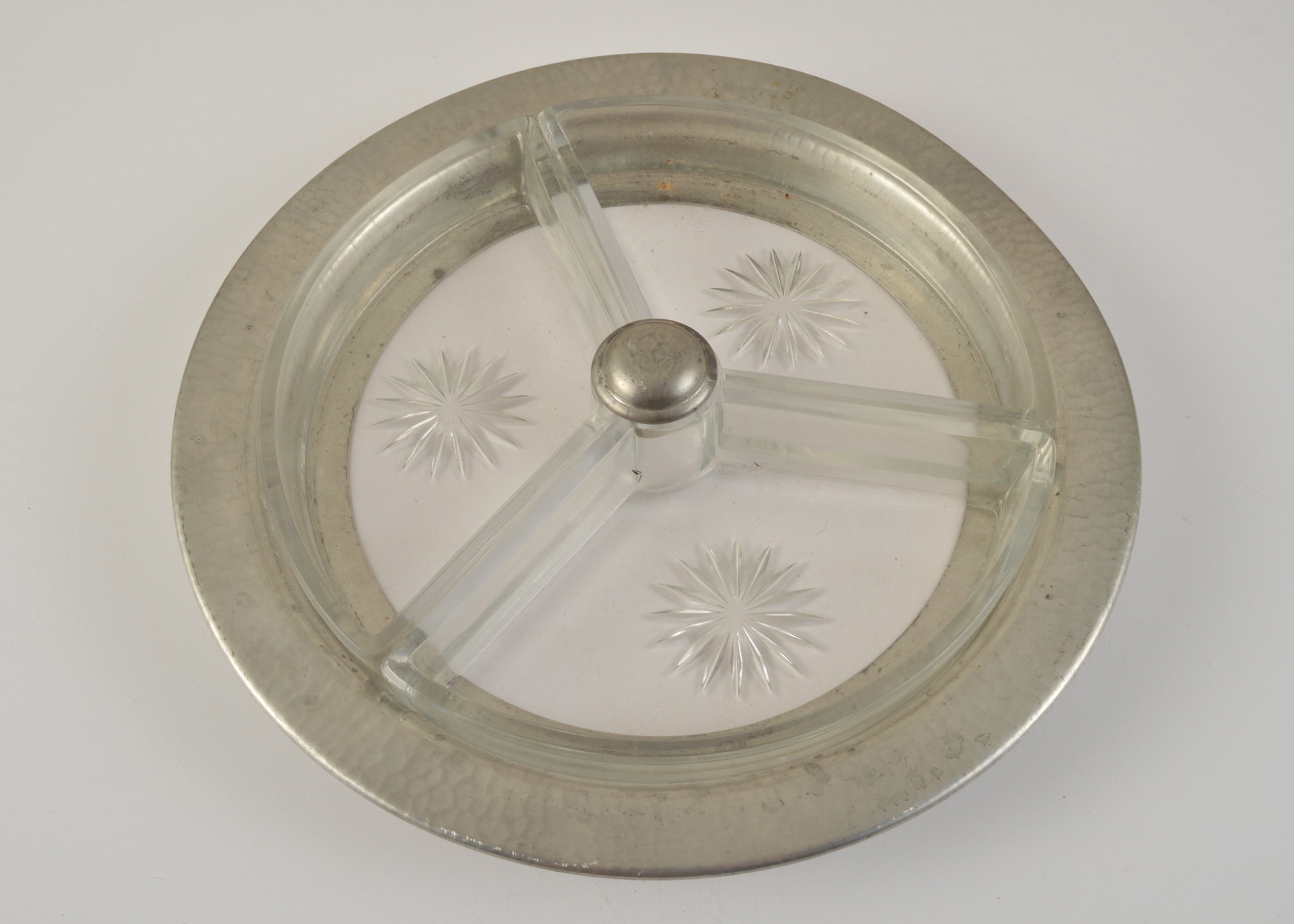 Marion Pewter Divided Platter