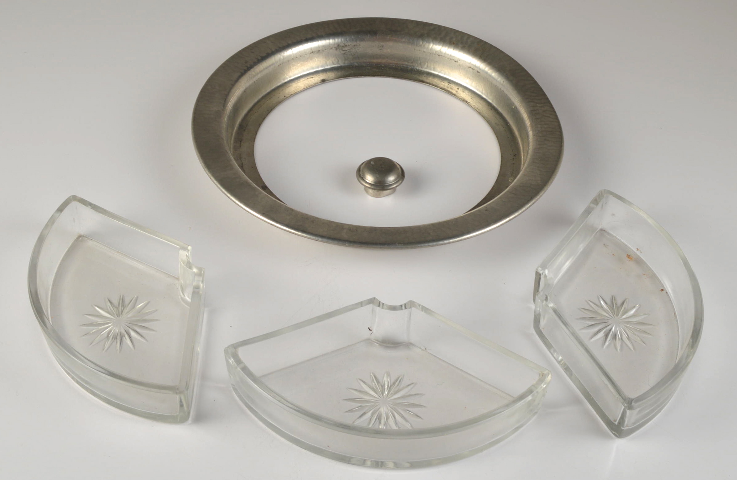 Marion Pewter Divided Platter