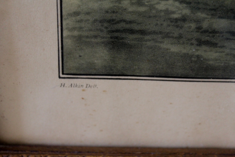 Hunting Scenes Vintage Print