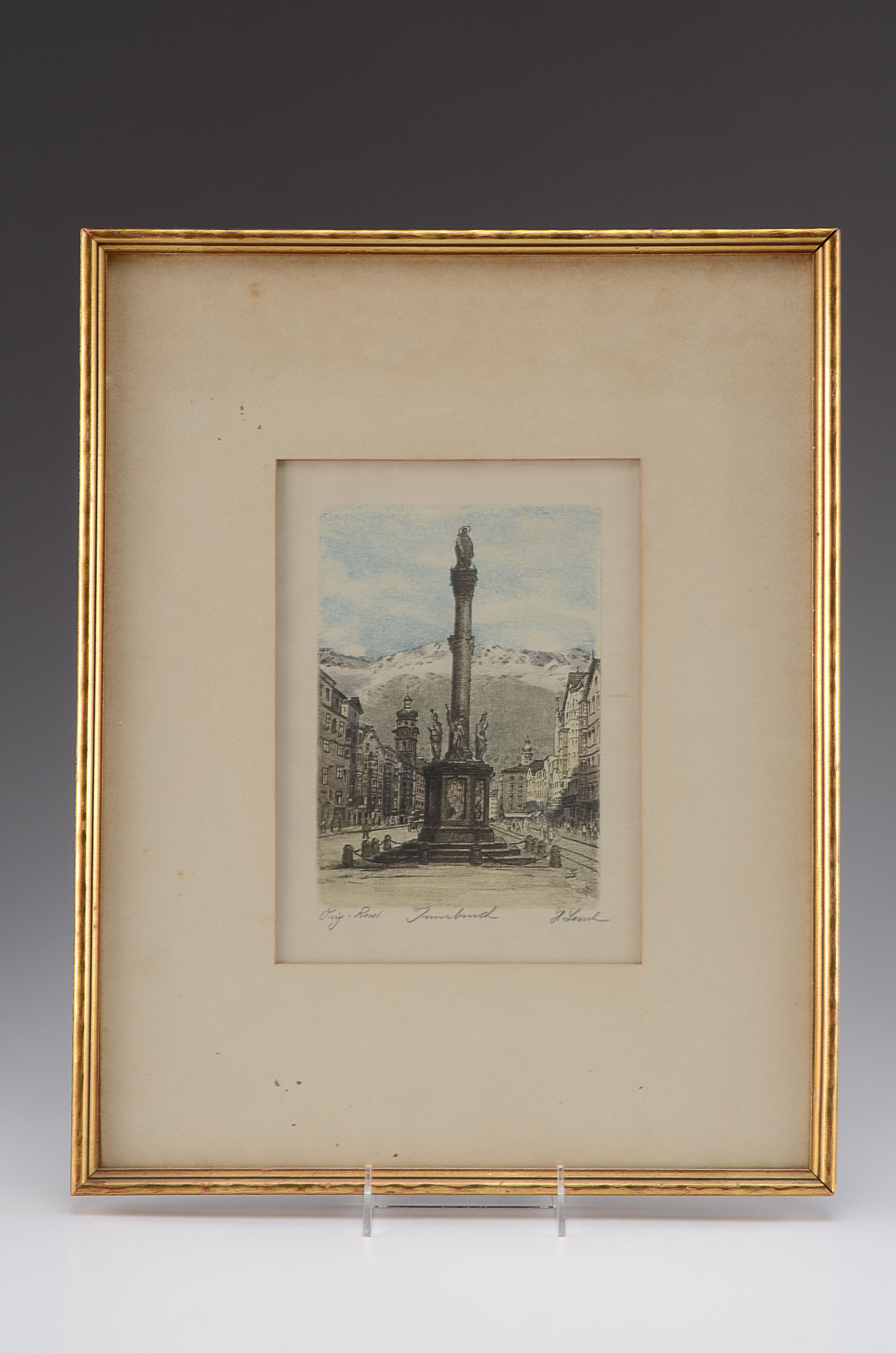 Original Silk Etching by H. Leisch