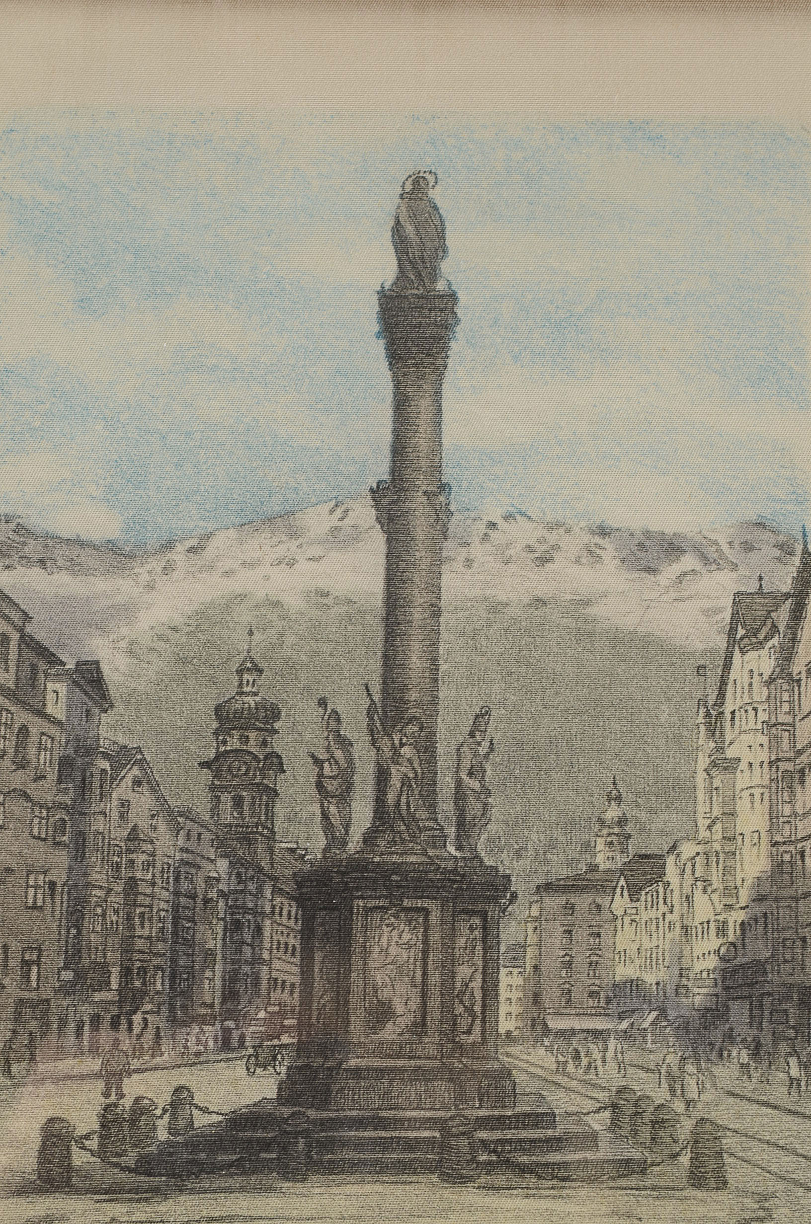 Original Silk Etching by H. Leisch