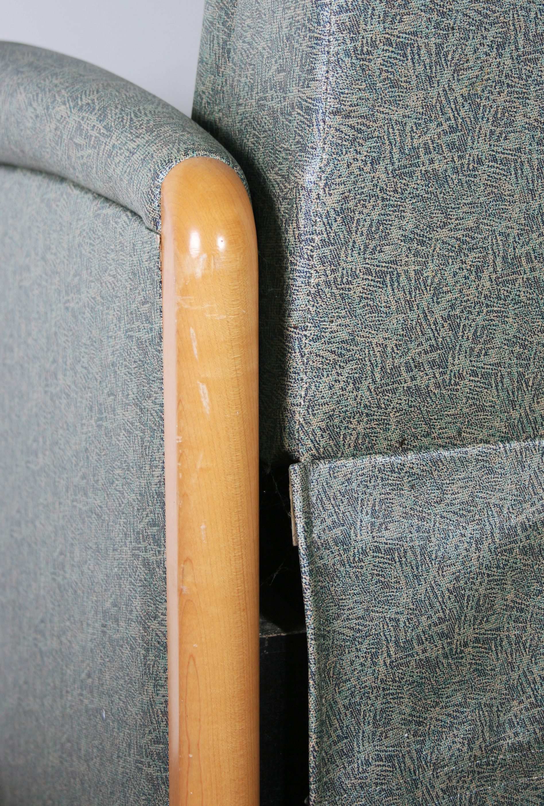 Vintage Vinyl Covered Armchair 