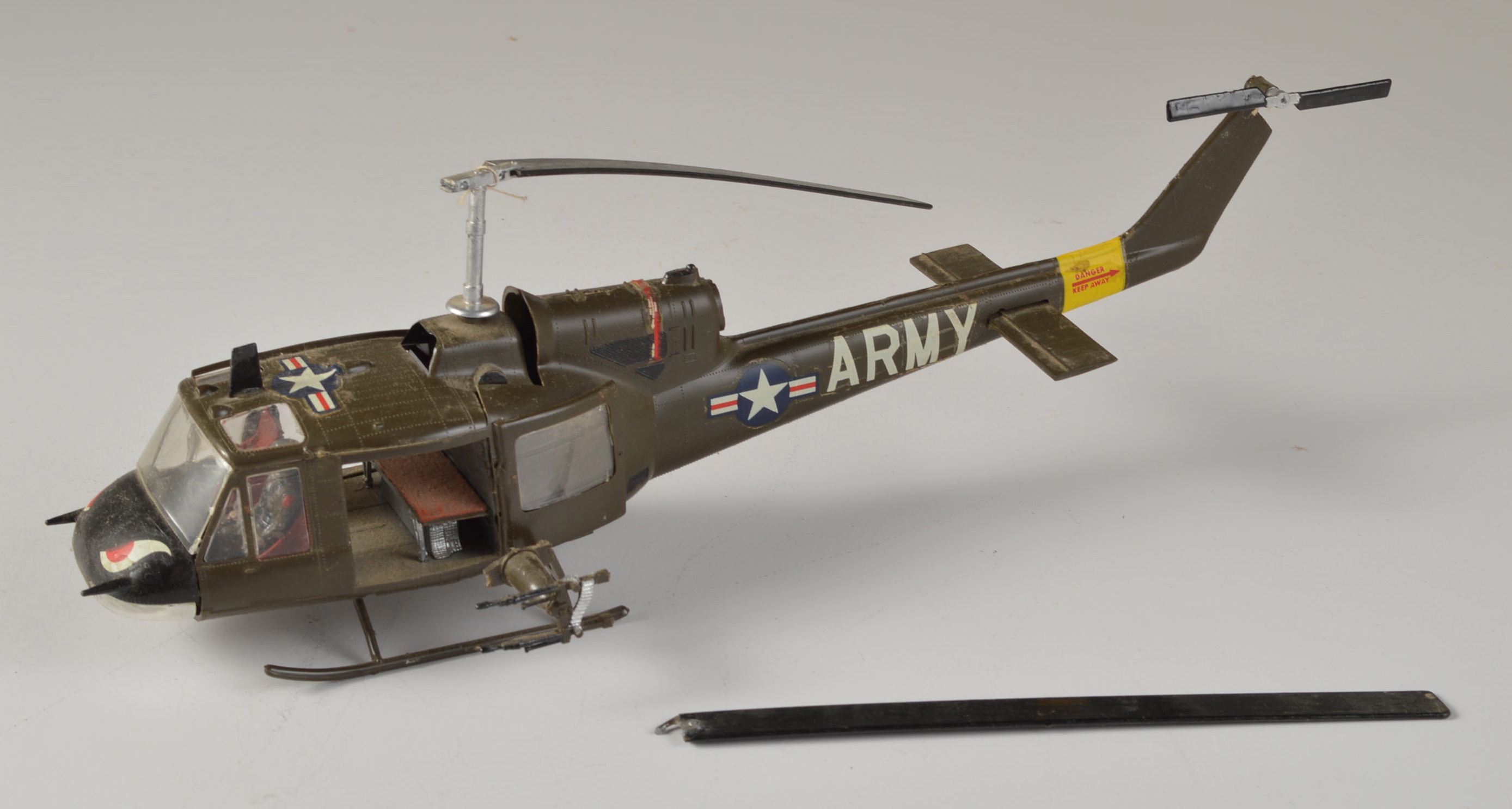 Three Vintage Hand Crafted Airplane Models