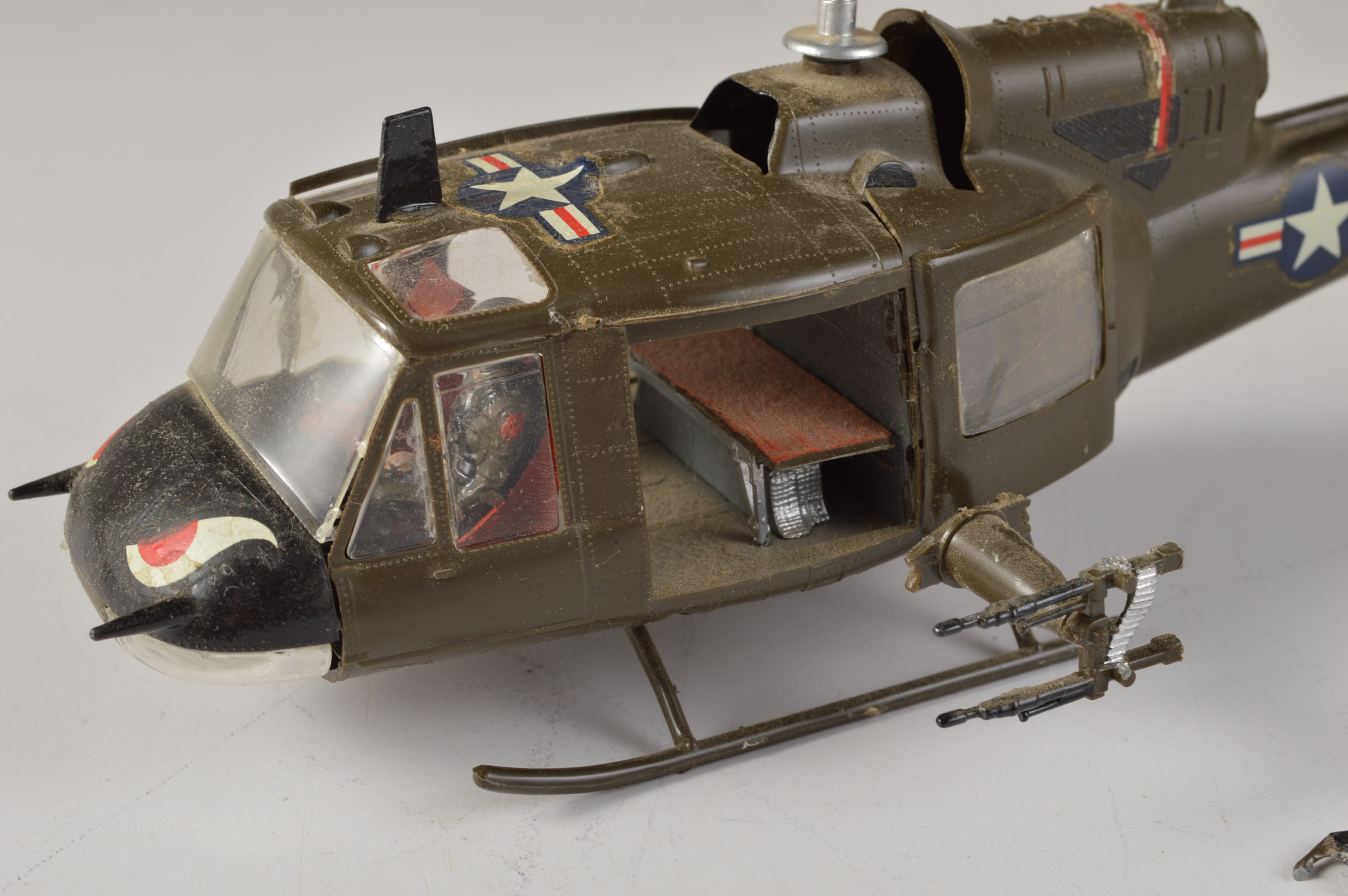 Three Vintage Hand Crafted Airplane Models