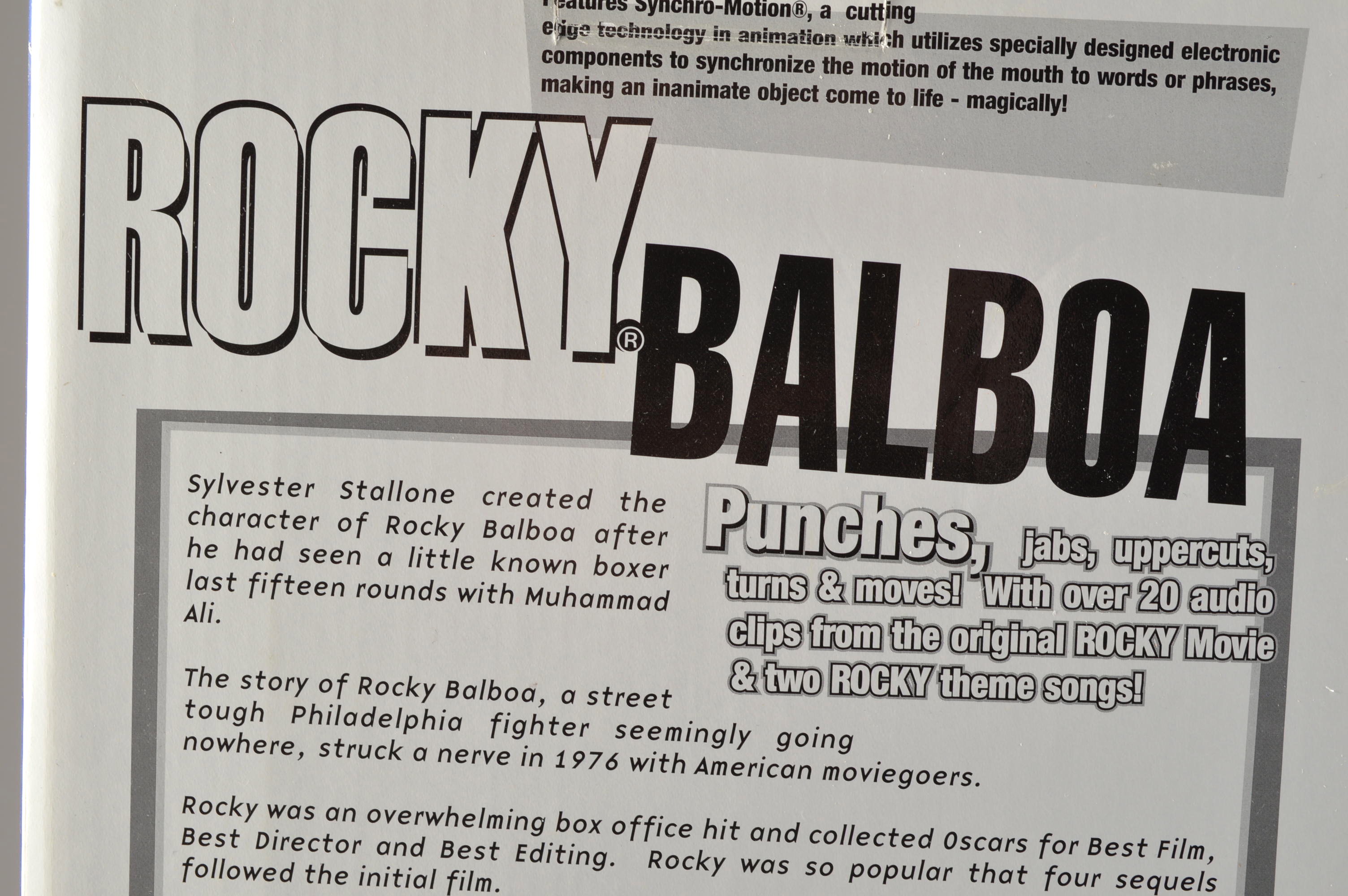 Rocky Balboa Animated Figure