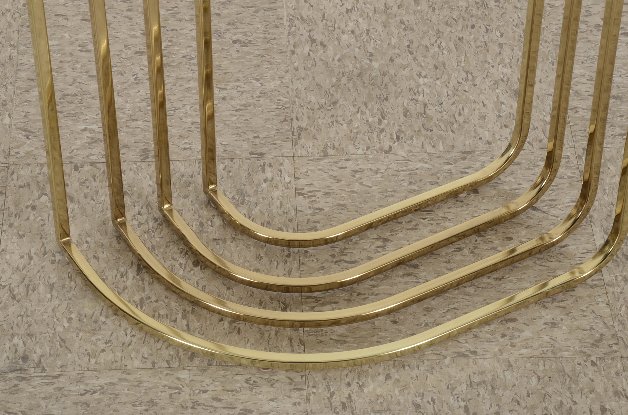 Brass and Glass Occasional Table