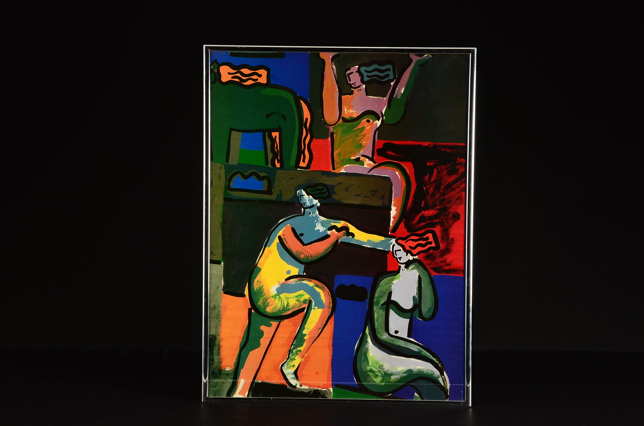 Framed Modern Abstract Poster