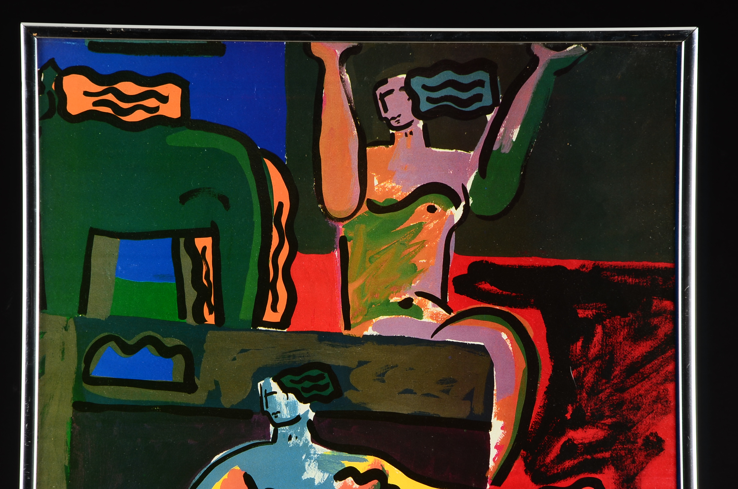 Framed Modern Abstract Poster