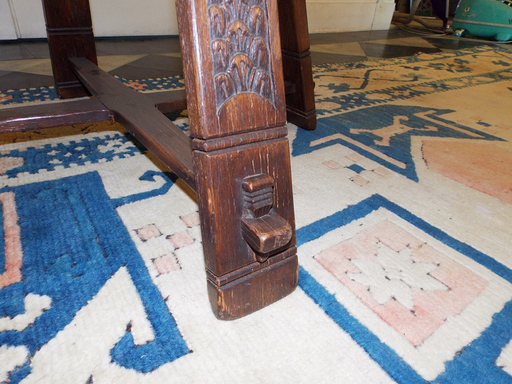 A Vintage Romweber Eight Sided Tall Table