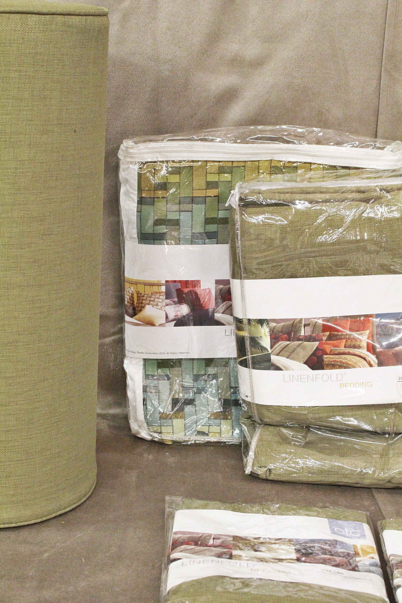 CTC Bedding Ensemble "Mesa Cactus" & "Element Wind" & "Vogue Olive" Ovsz King