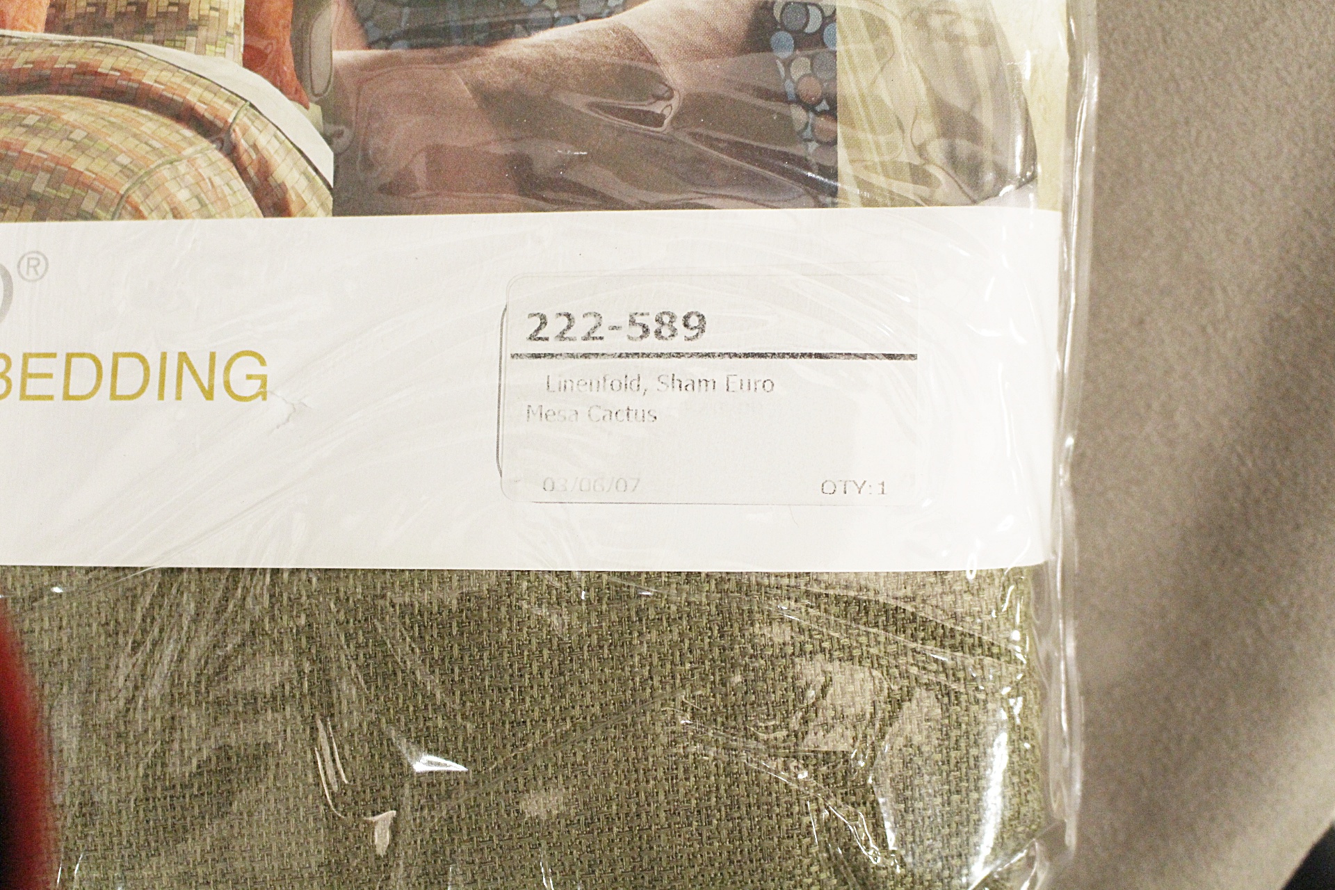 CTC Bedding Ensemble "Mesa Cactus" & "Element Wind" & "Vogue Olive" Ovsz King