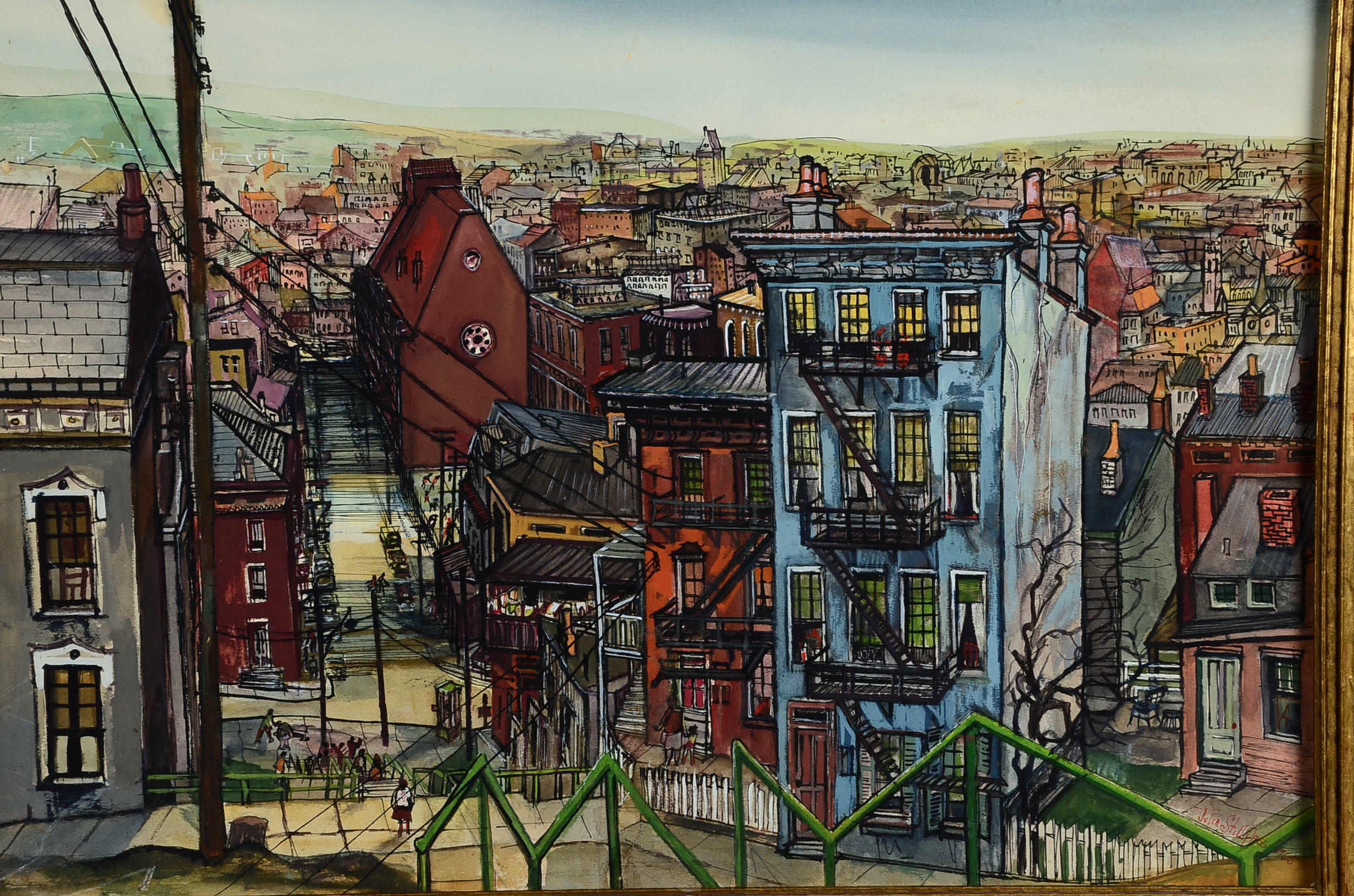 Original Julia Stillpass Watercolor on Paper Painting