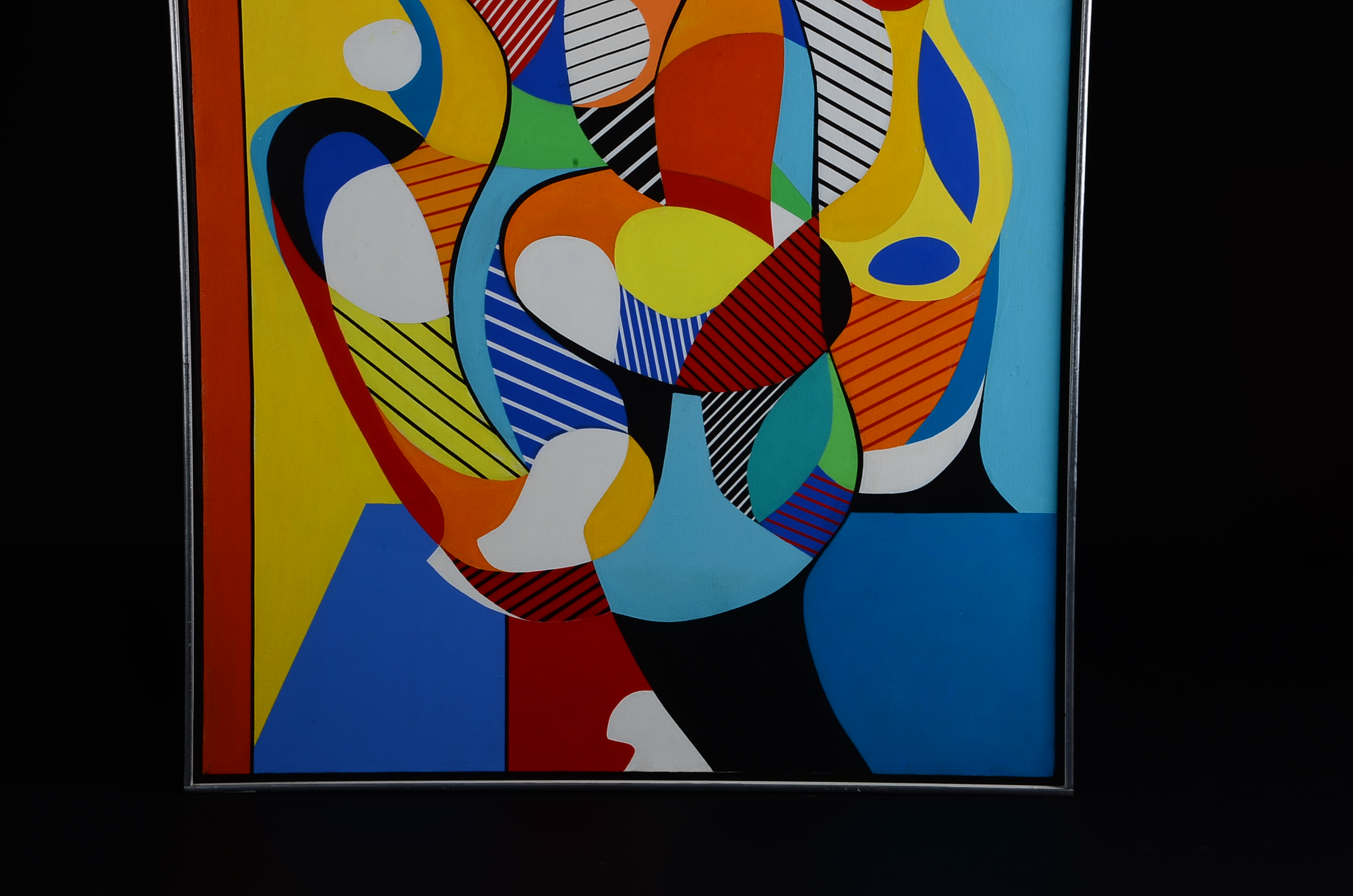 Original James Yoko Acrylic on Canvas Painting