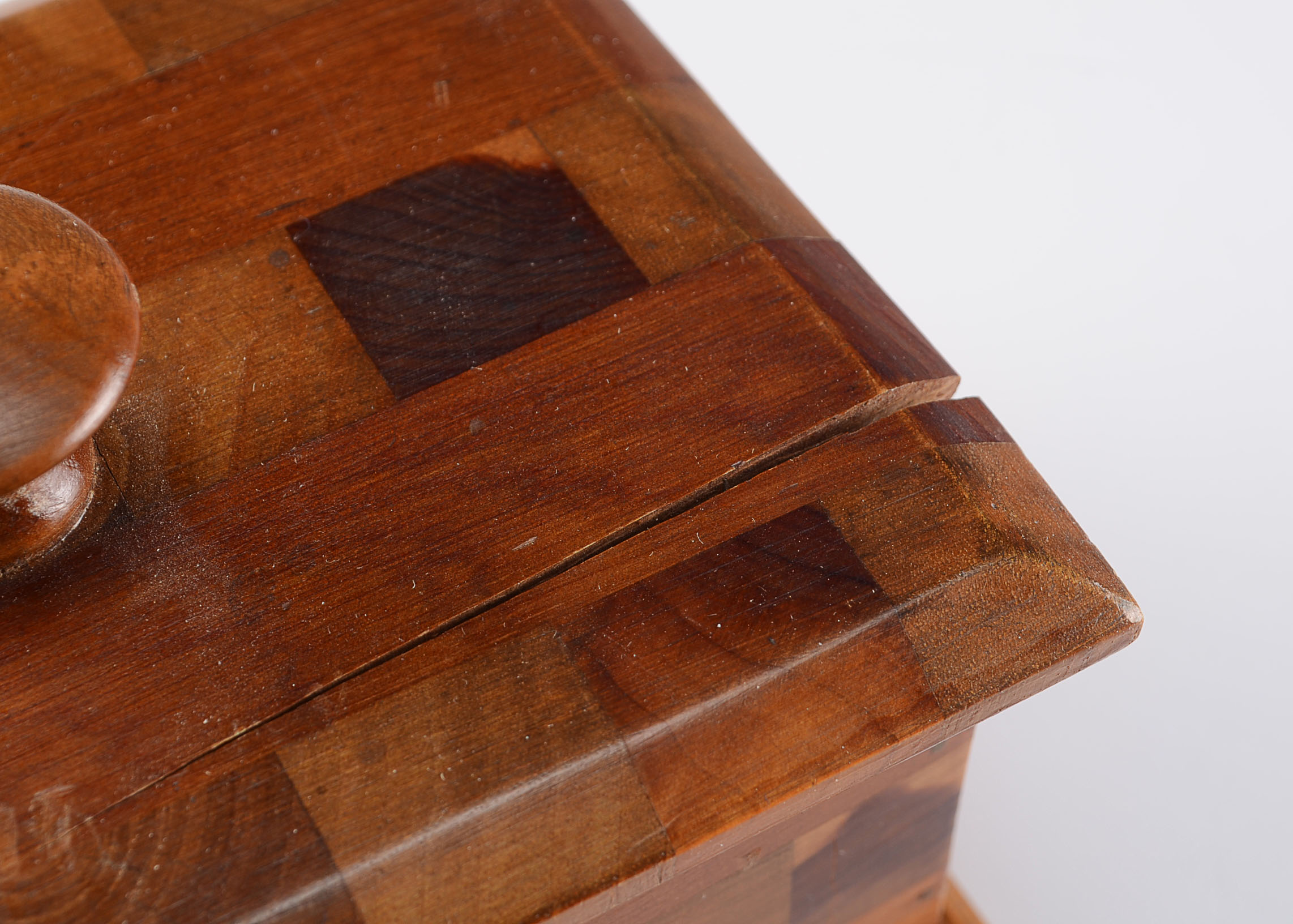 A Pair Decorative Wooden Inlay Boxes