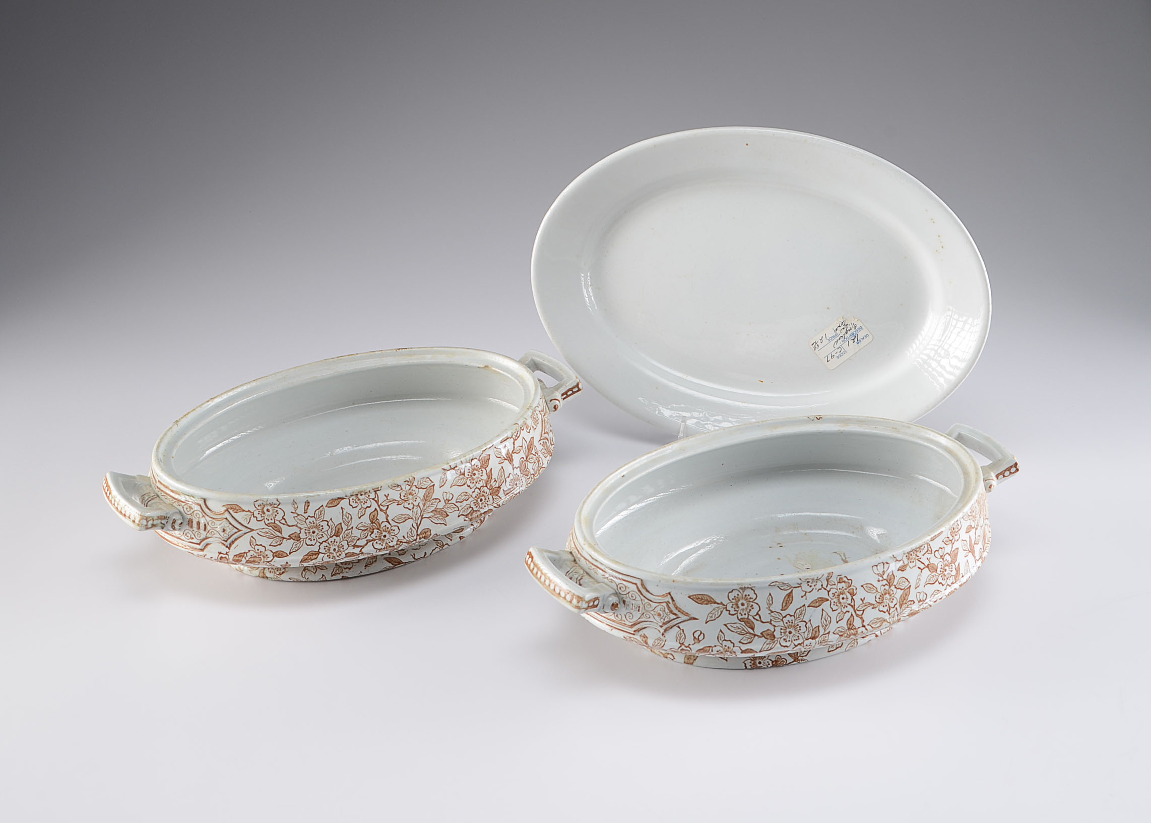 Collection of Ironstone Serving Pieces 