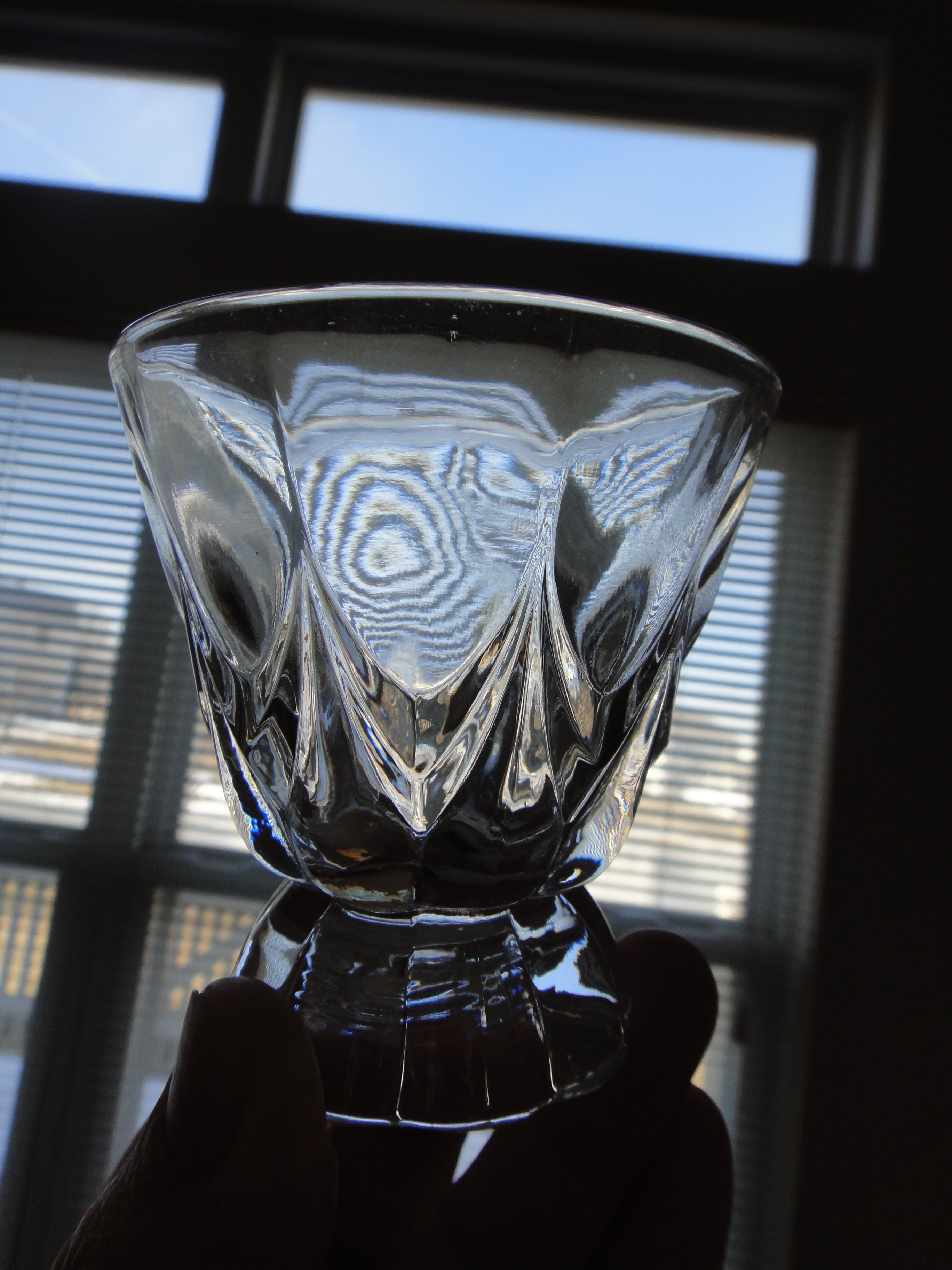 18-Piece Vintage Glass Snack Set