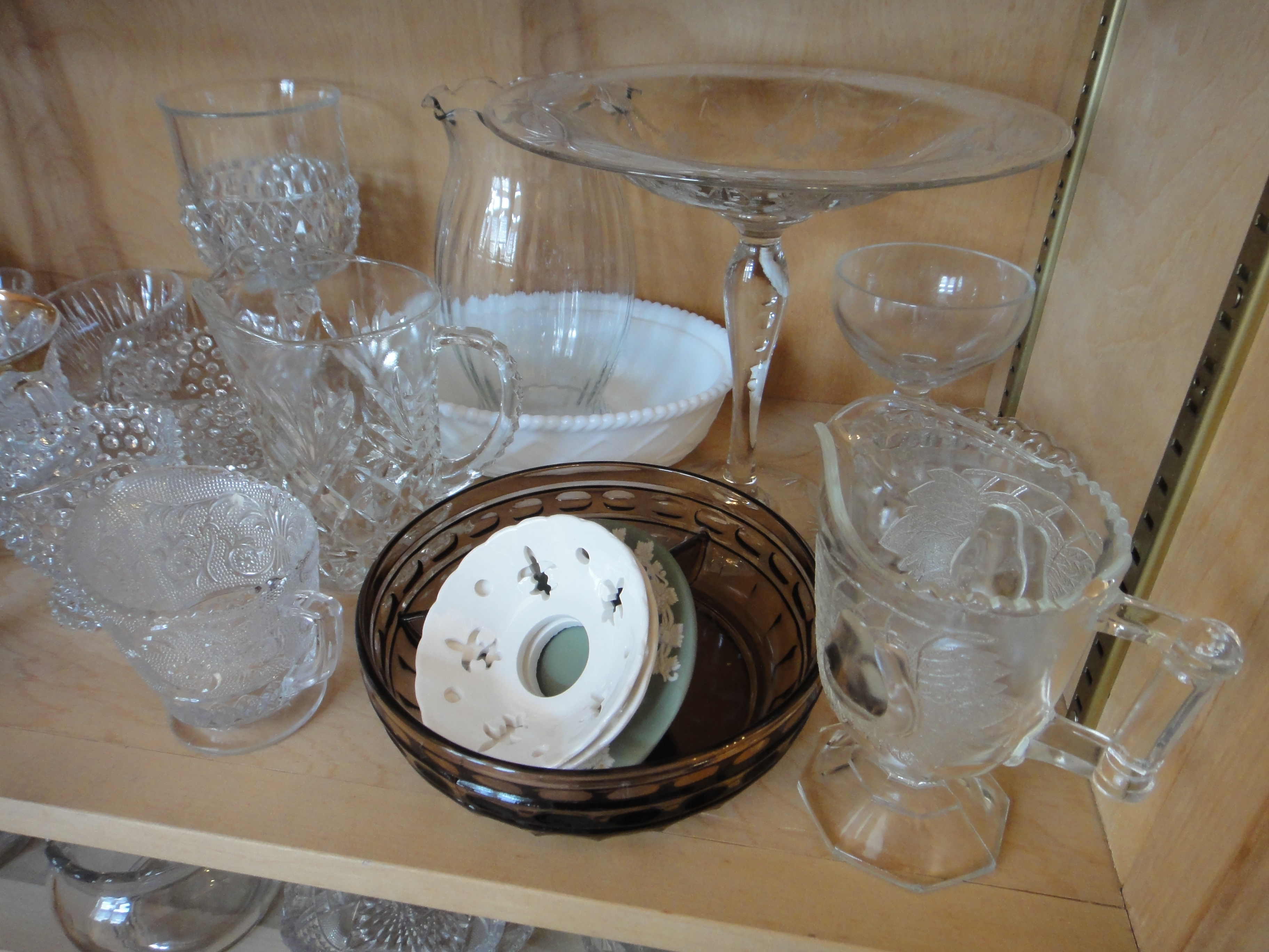 Wonderful Collection Vintage Crystal and Early American Pressed Glass
